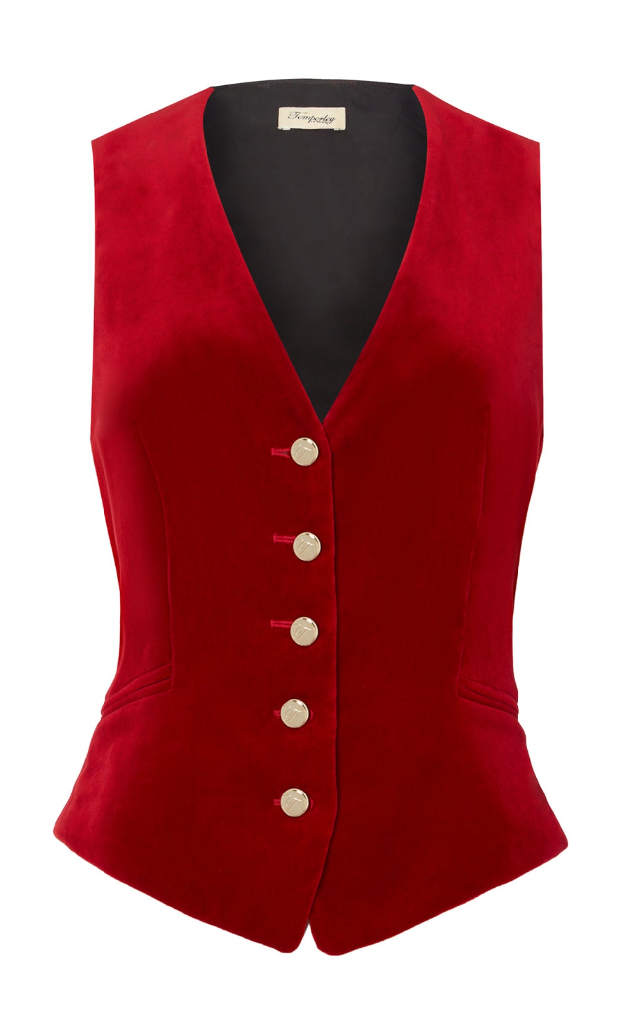 Clove Velvet Waistcoat Scarlet Tailoring Temperley London