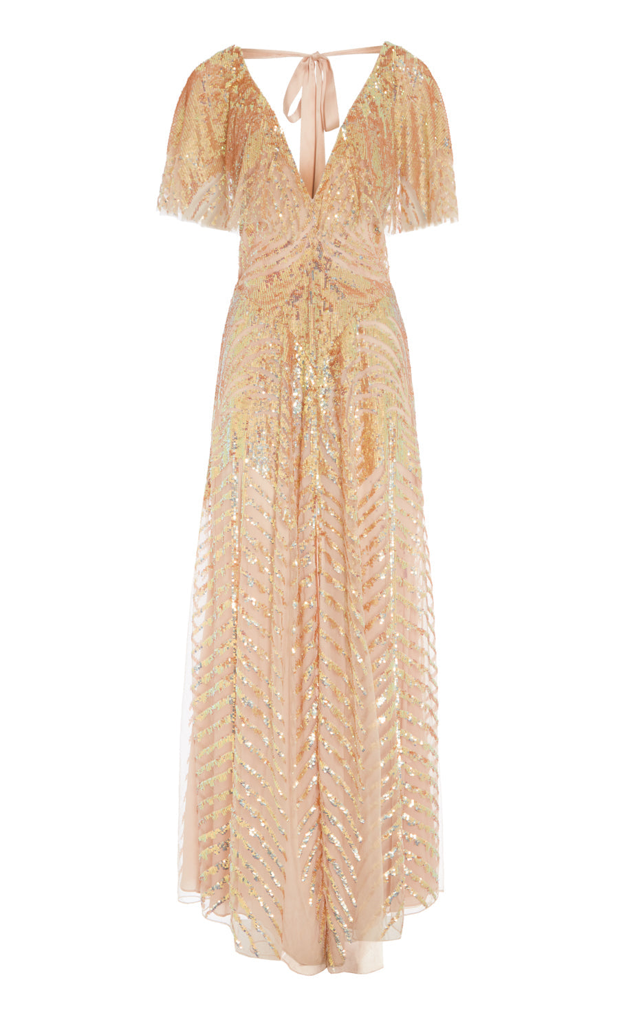 Dusk Long Dress - Gold | Dresses & Jumpsuits