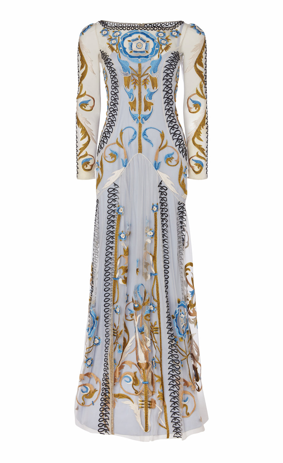 Temperley London - Alessia Sleeved Dress - Halogen Blue