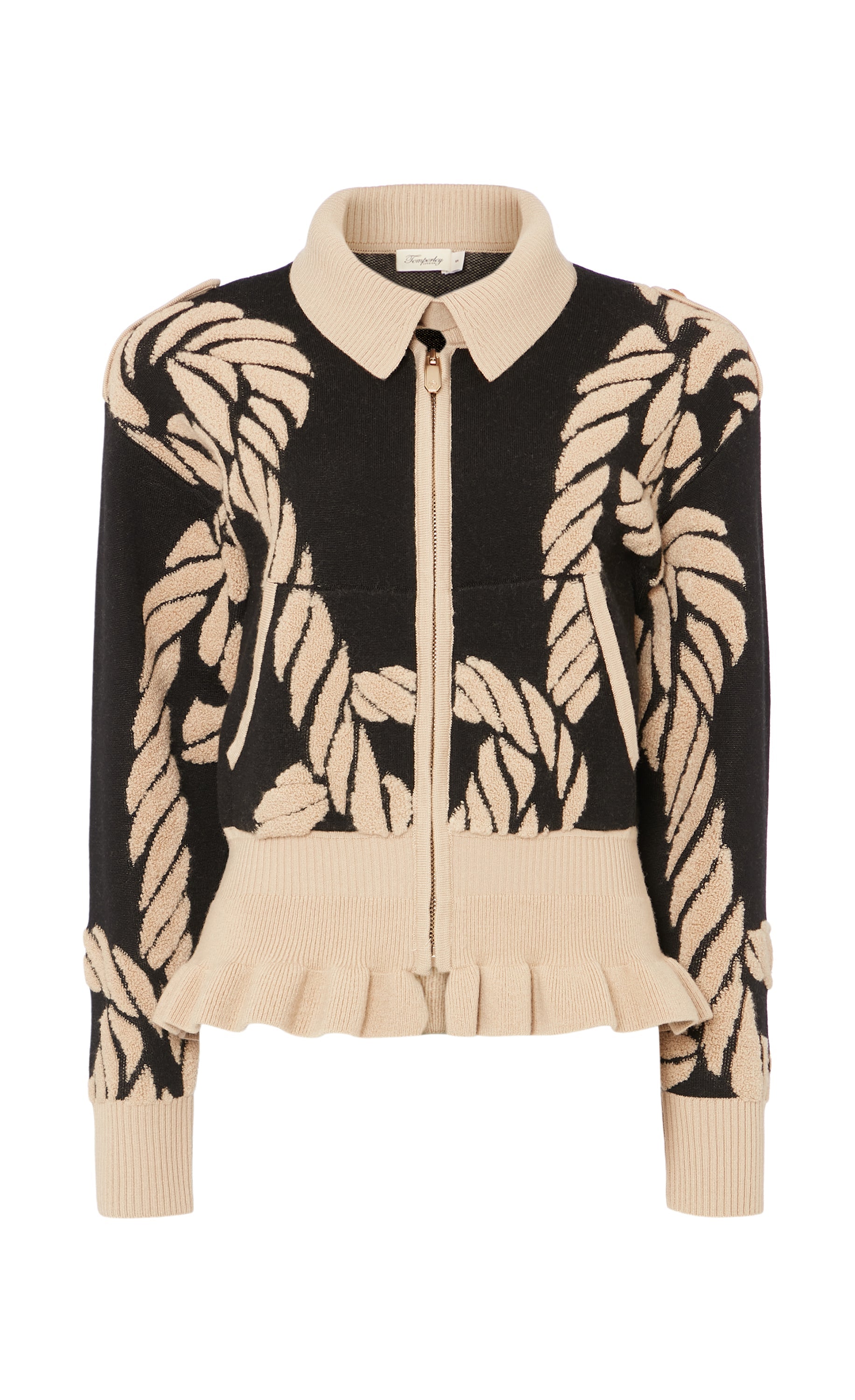 Rope Knit Jacket - Black | Knitwear | Temperley London – Temperley London  (UK)