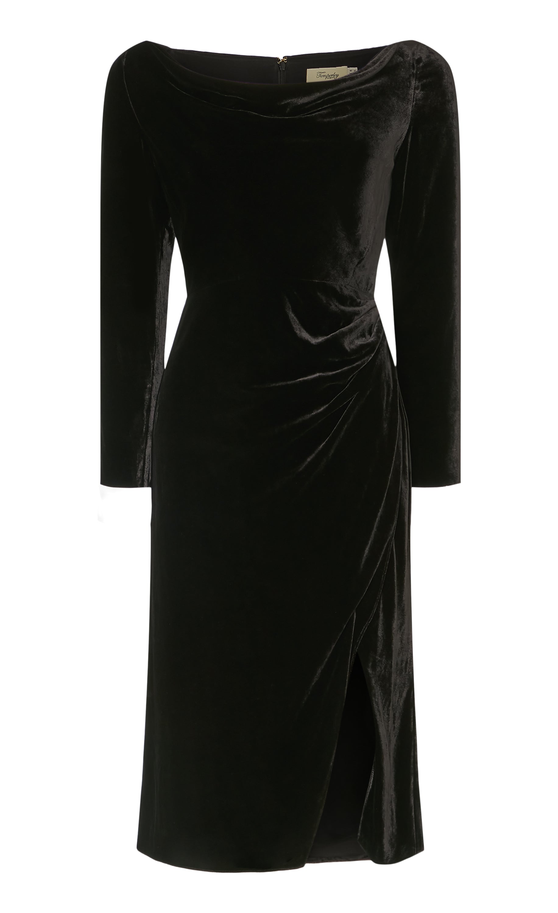 Pompidou Draped Dress - Black | Dresses & Jumpsuits | Temperley London Temperley London (UK) Pompidou Draped Dress - Black | Dresses & Jumpsuits | Temperley London Temperley London (UK)