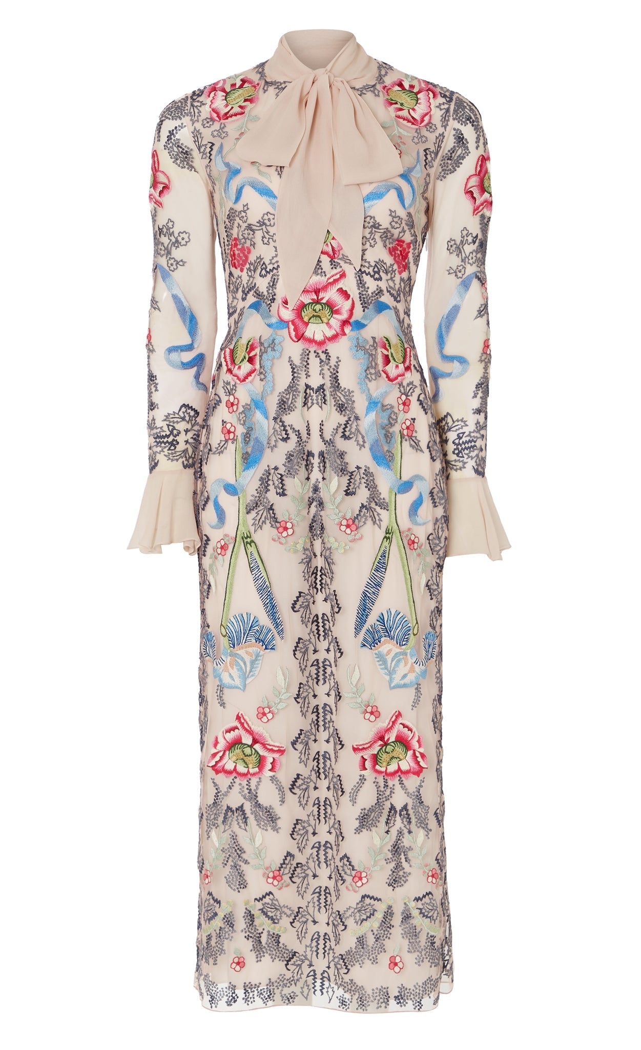 Bilbao Tie Dress - Rosewater | Dresses & Jumpsuits