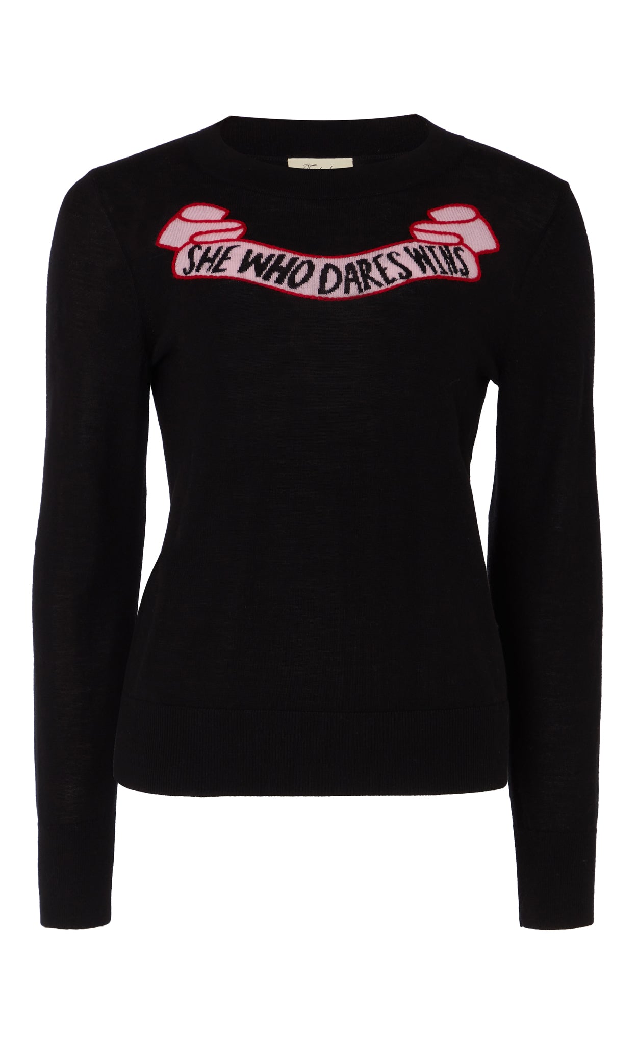 She Who Dares Wins - Black | Knitwear | Temperley London – Temperley London  (UK)