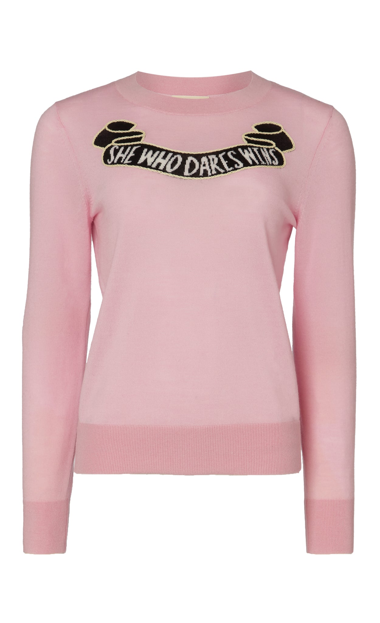She Who Dares Wins - Pink | Knitwear | Temperley London – Temperley London  (UK)