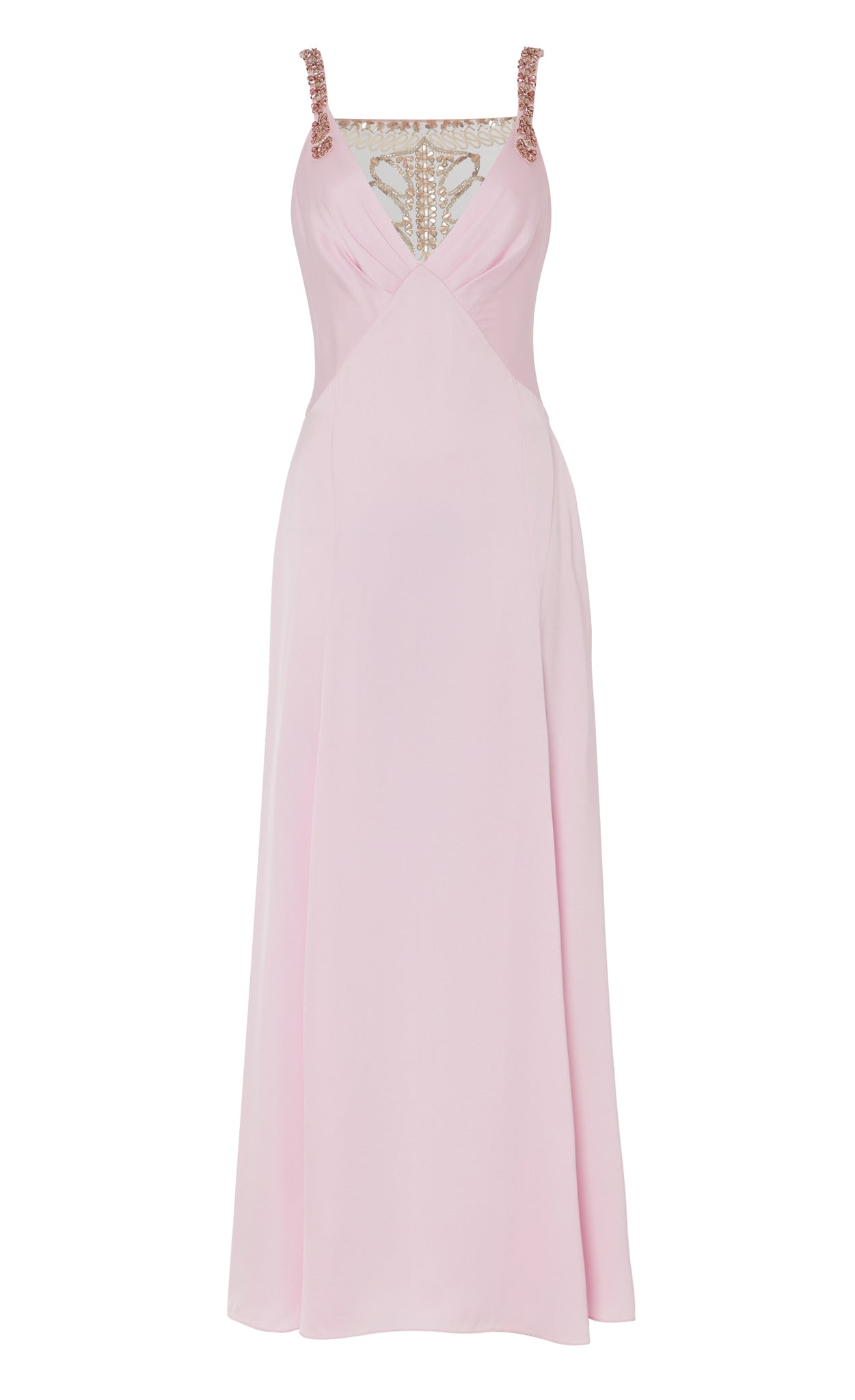 Sofia Strappy Dress - Powder Pink | Dresses & Jumpsuits | Temperley London   Temperley London (UK)