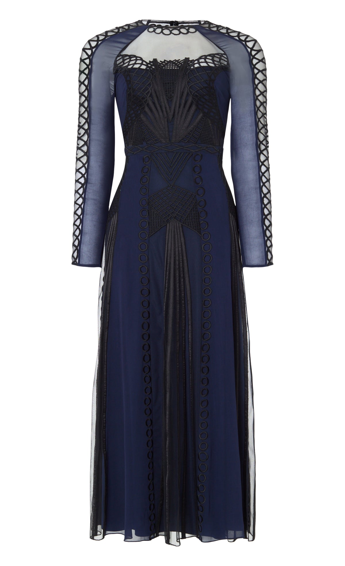 temperley london blue dress Ariel Sleeved - Sapphire | Dresses & Jumpsuits 1MD-08.20.2026 the Lucille Gown features See Through Long Sleeve Size:16 oz