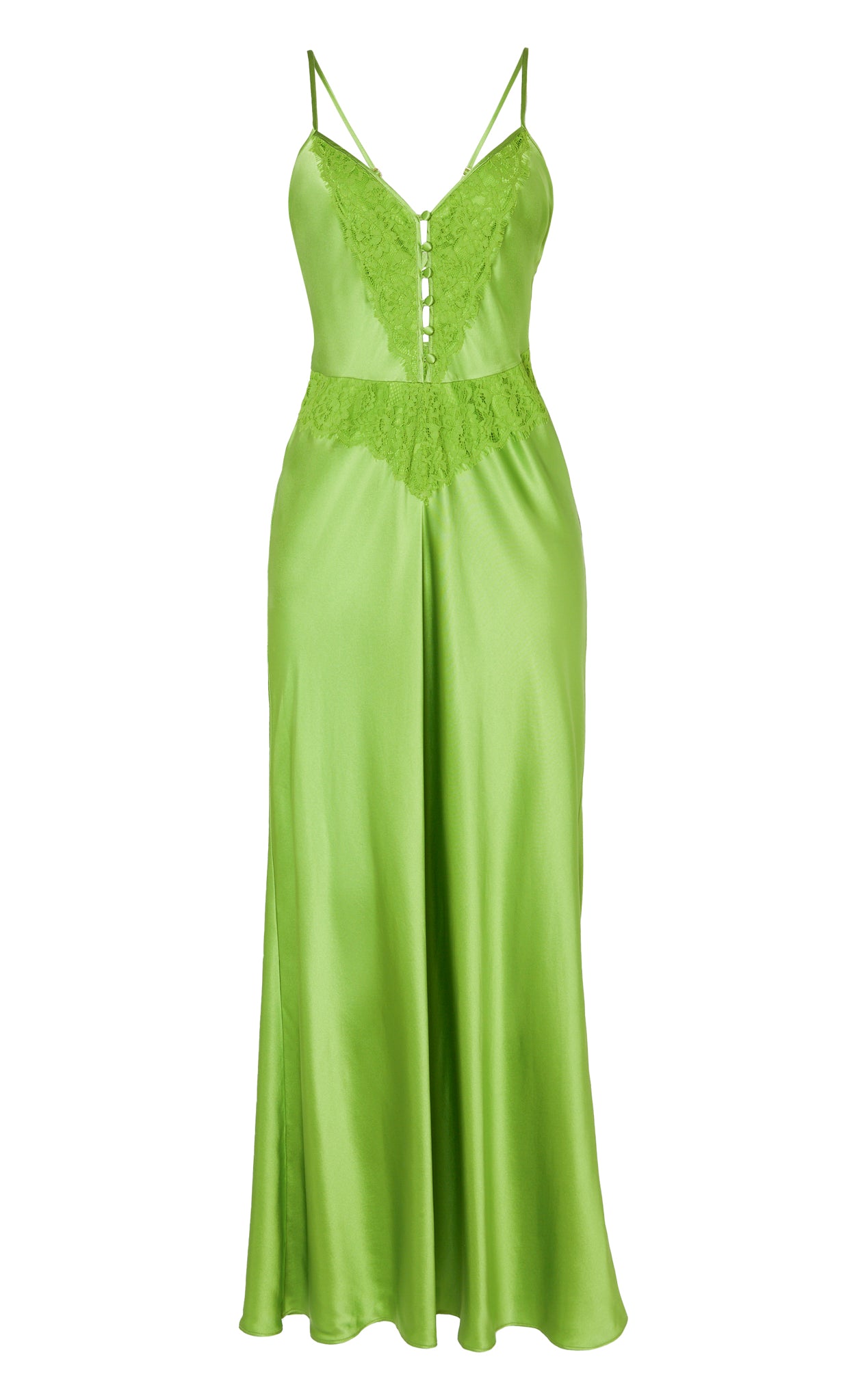Thalia Slip Dress - Green | Sleepwear | Temperley London Temperley London (UK) Thalia Slip Dress - Green | Sleepwear | Temperley London Temperley London (UK)