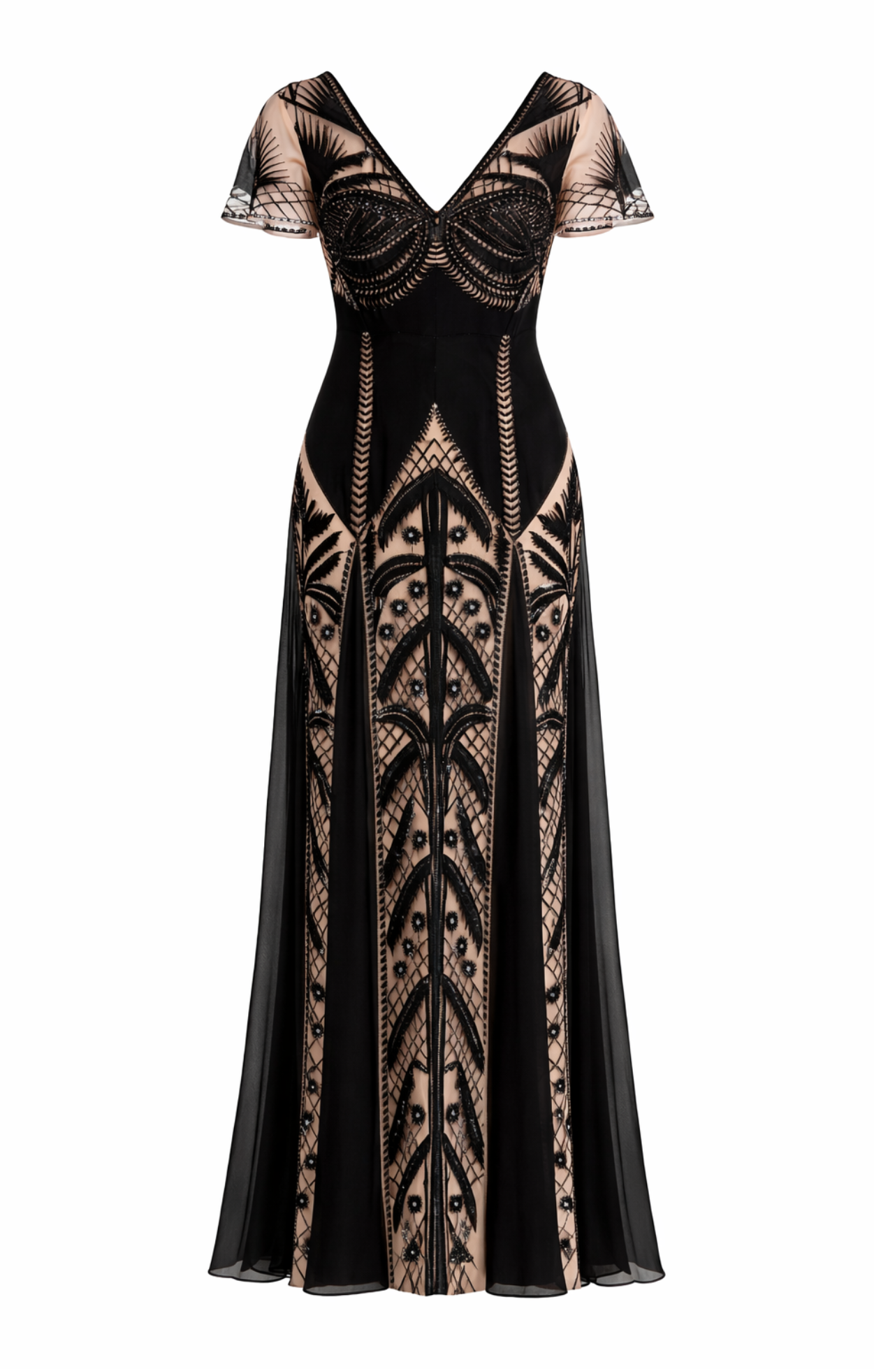 Giselle Gown - Black Mix | Dresses & Jumpsuits | Temperley London Temperley London (UK) Giselle Gown - Black Mix | Dresses & Jumpsuits | Temperley London Temperley London (UK)