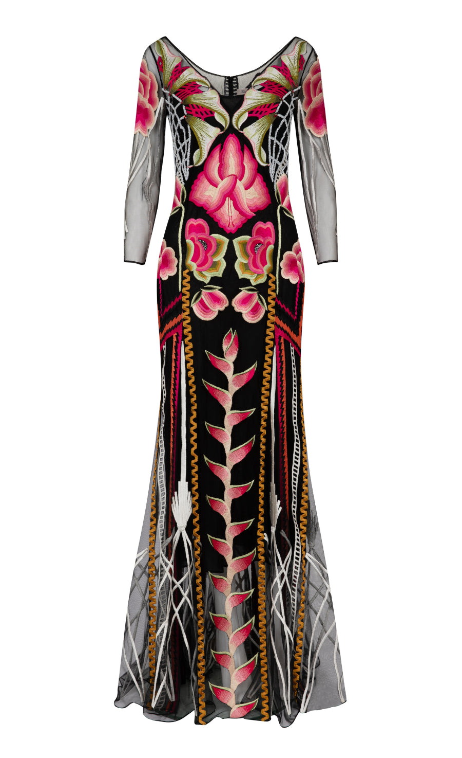 Romina V-Neck Dress Black Dresses and Jumpsuits Temperley