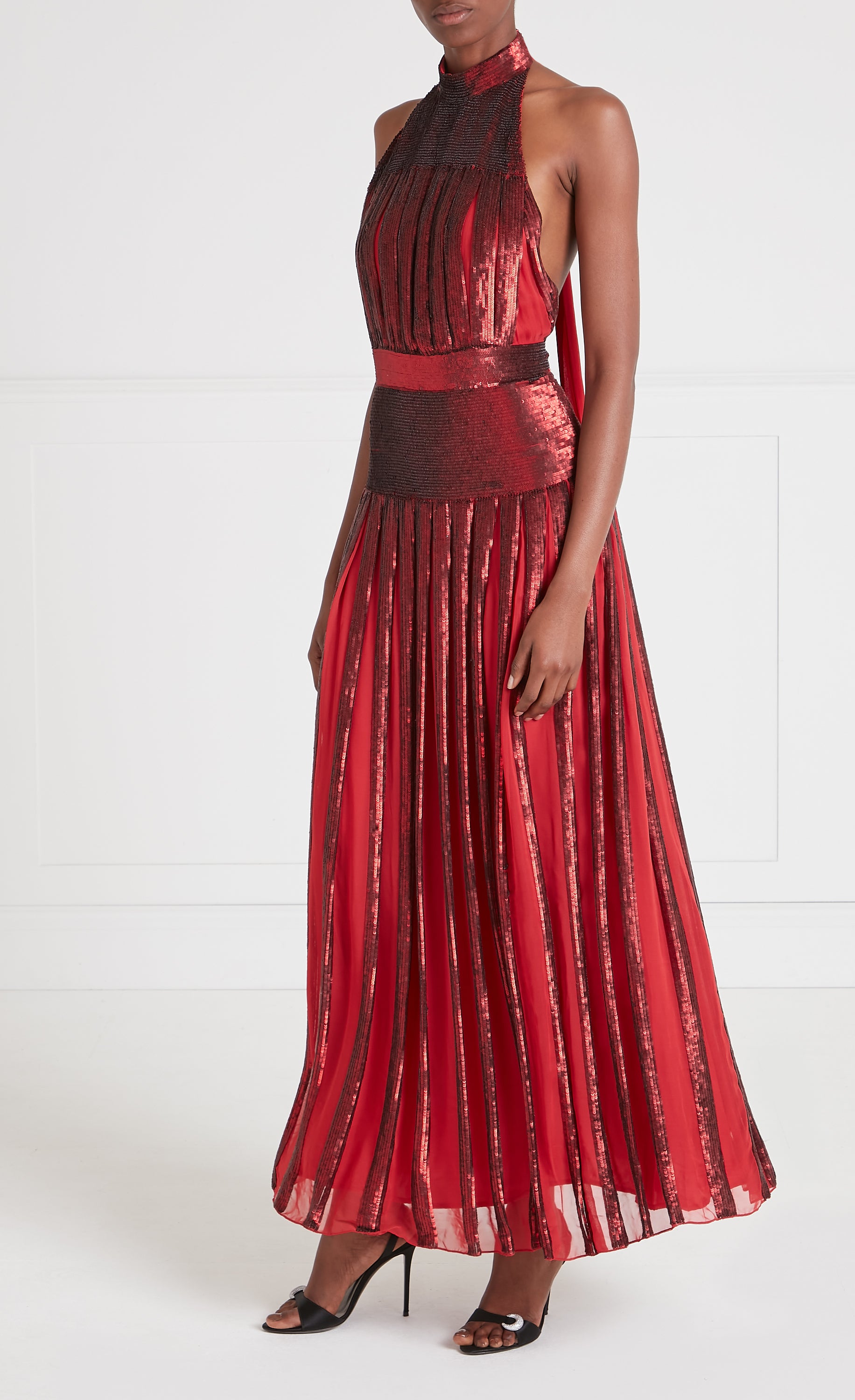 Filigree Dress - Red