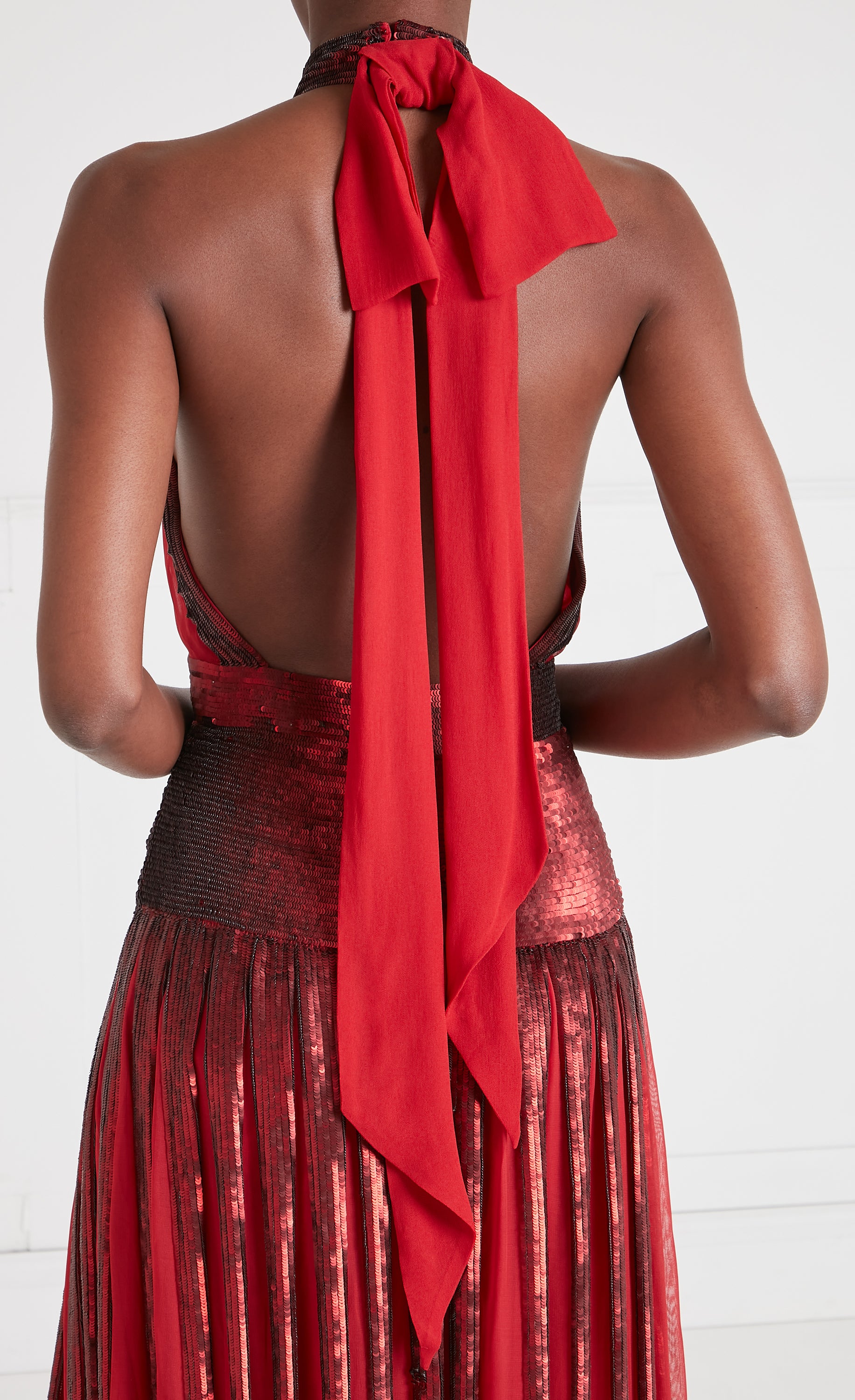 Filigree Dress - Red