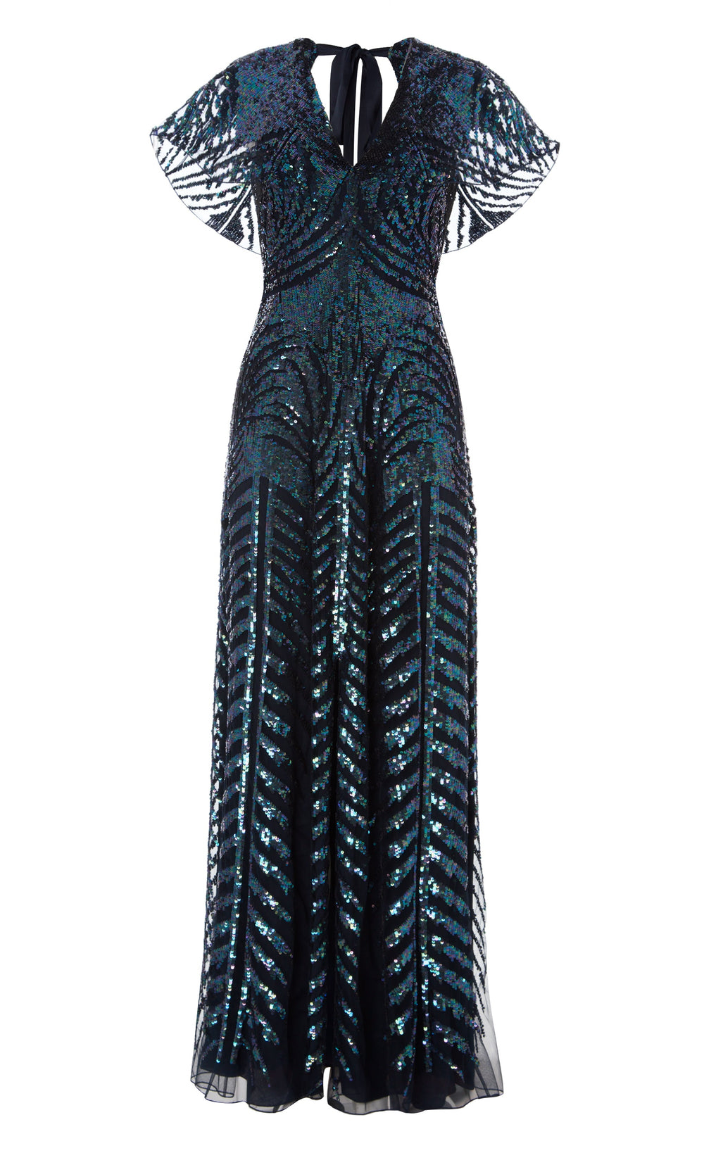 Dusk Long Dress - Navy