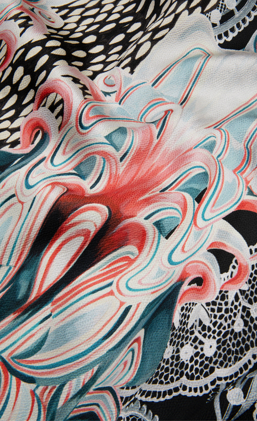 Cici Print Halter Dress - Black