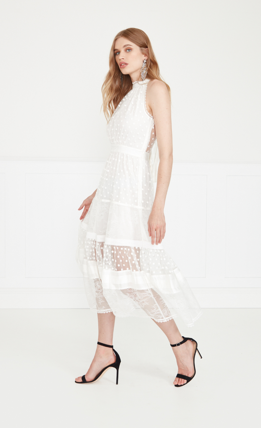 Marlow Halter Dress - White