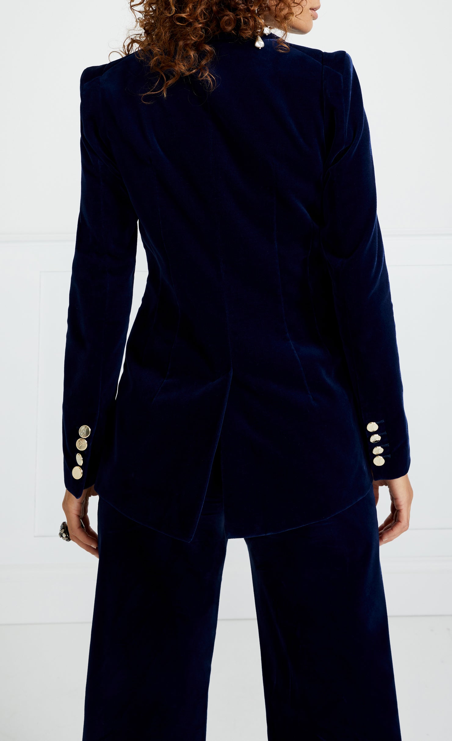 Clove Velvet Jacket - Ink