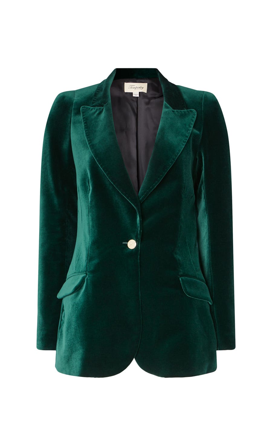 Clove Velvet Jacket - Emerald