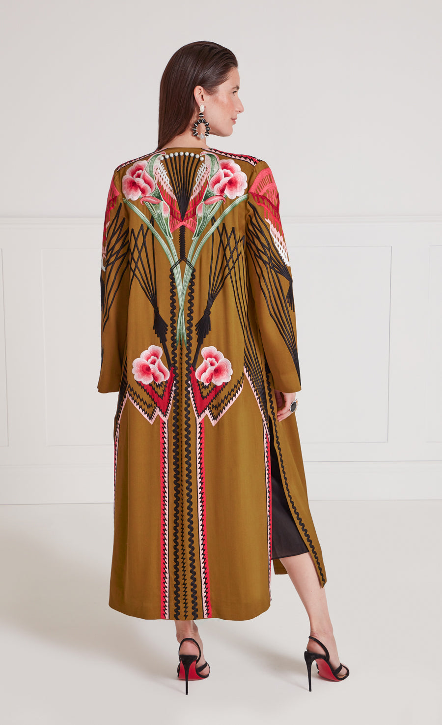 Romina Kimono - Honey | Kaftans & Kimonos | Temperley London Romina Kimono - Honey | Kaftans & Kimonos | Temperley London