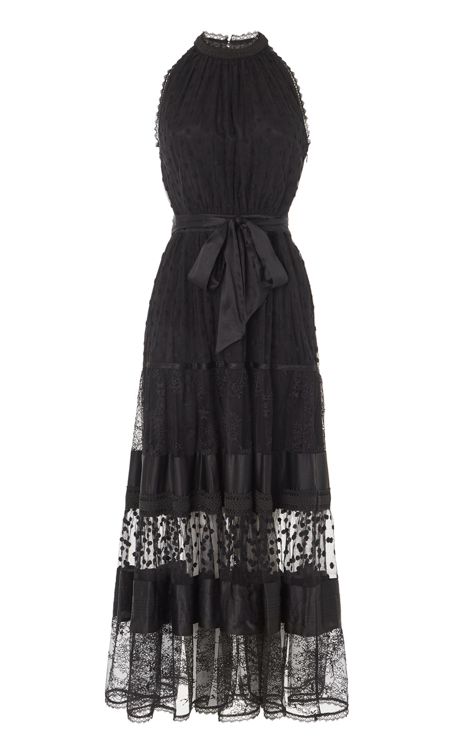 Marlow Halter Dress - Black