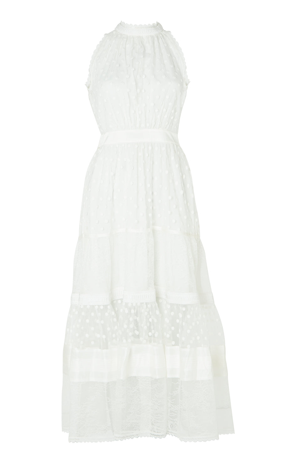 Marlow Halter Dress - White