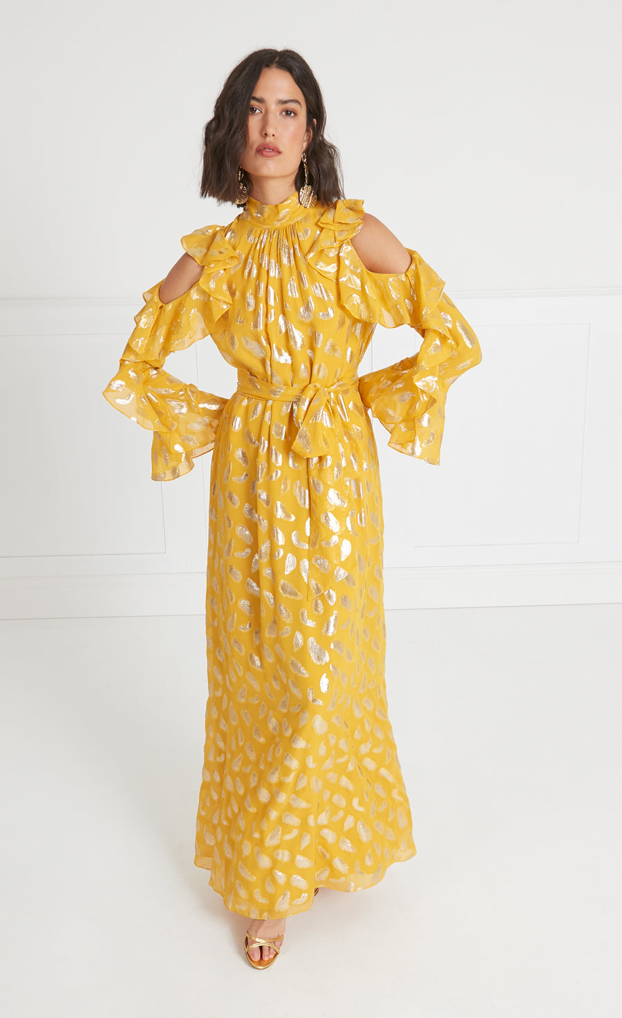 Lorene Dress - Golden Yellow | Dresses and Jumpsuits | Temperley London ...