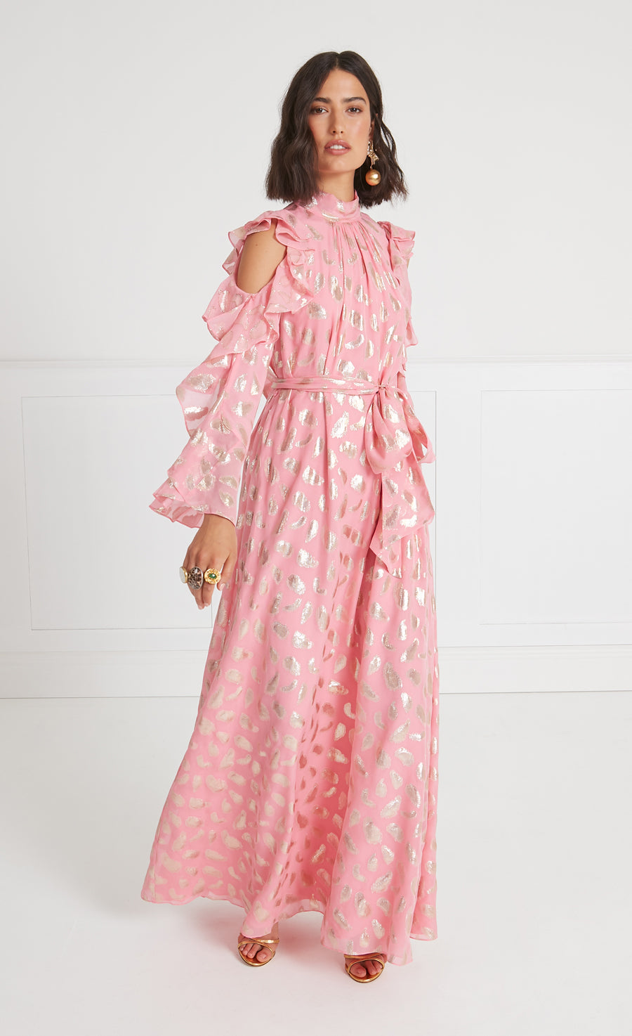 Lorene Dress - Indian Pink