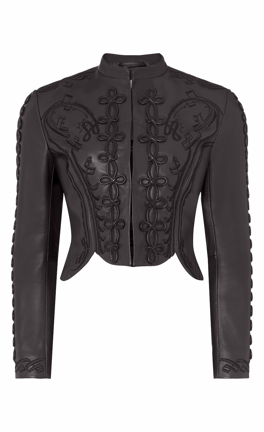 Salerno Leather Jacket - Black
