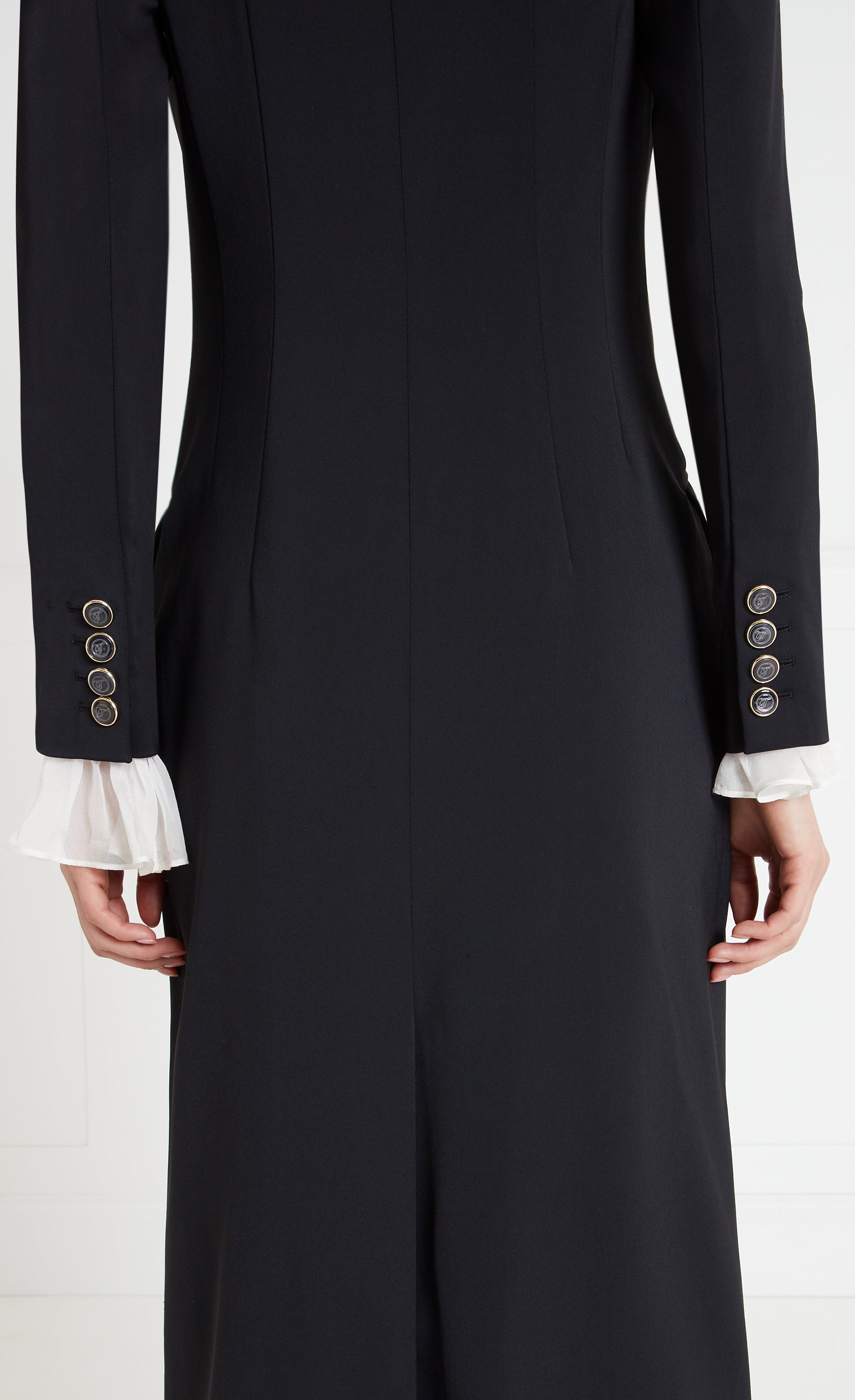 Enzo Long Coat - Black | Coats and Jackets | Temperley London Temperley London (UK) Enzo Long Coat - Black | Coats and Jackets | Temperley London Temperley London (UK)