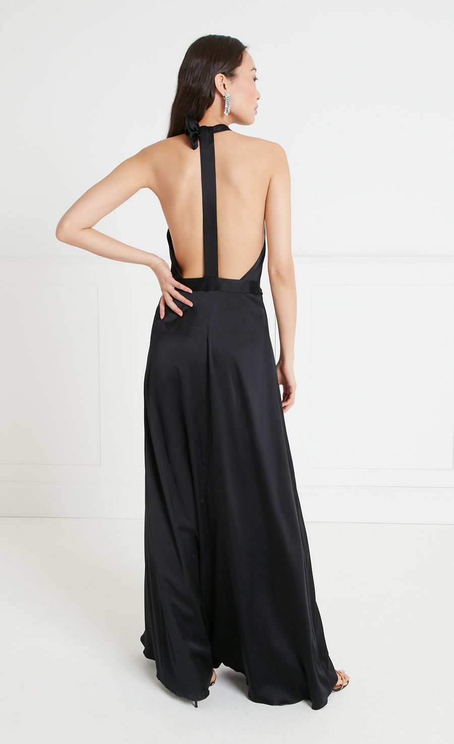 Sandrelli Halter Dress - Black
