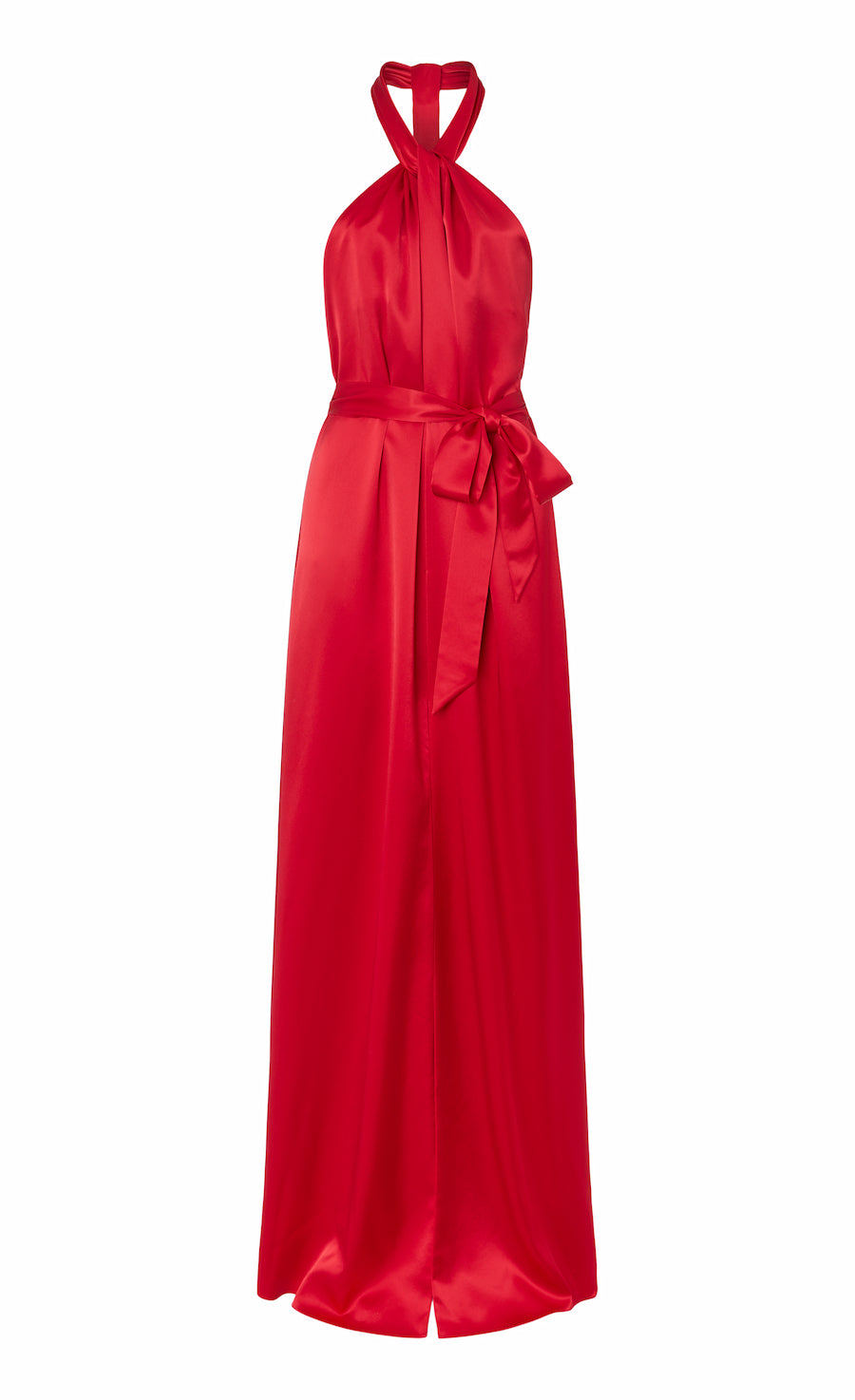 Sandrelli Halter Dress - Red