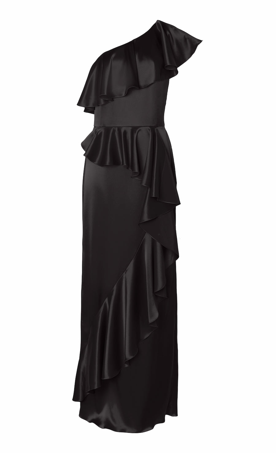 Sandrelli Asymmetric Dress - Black