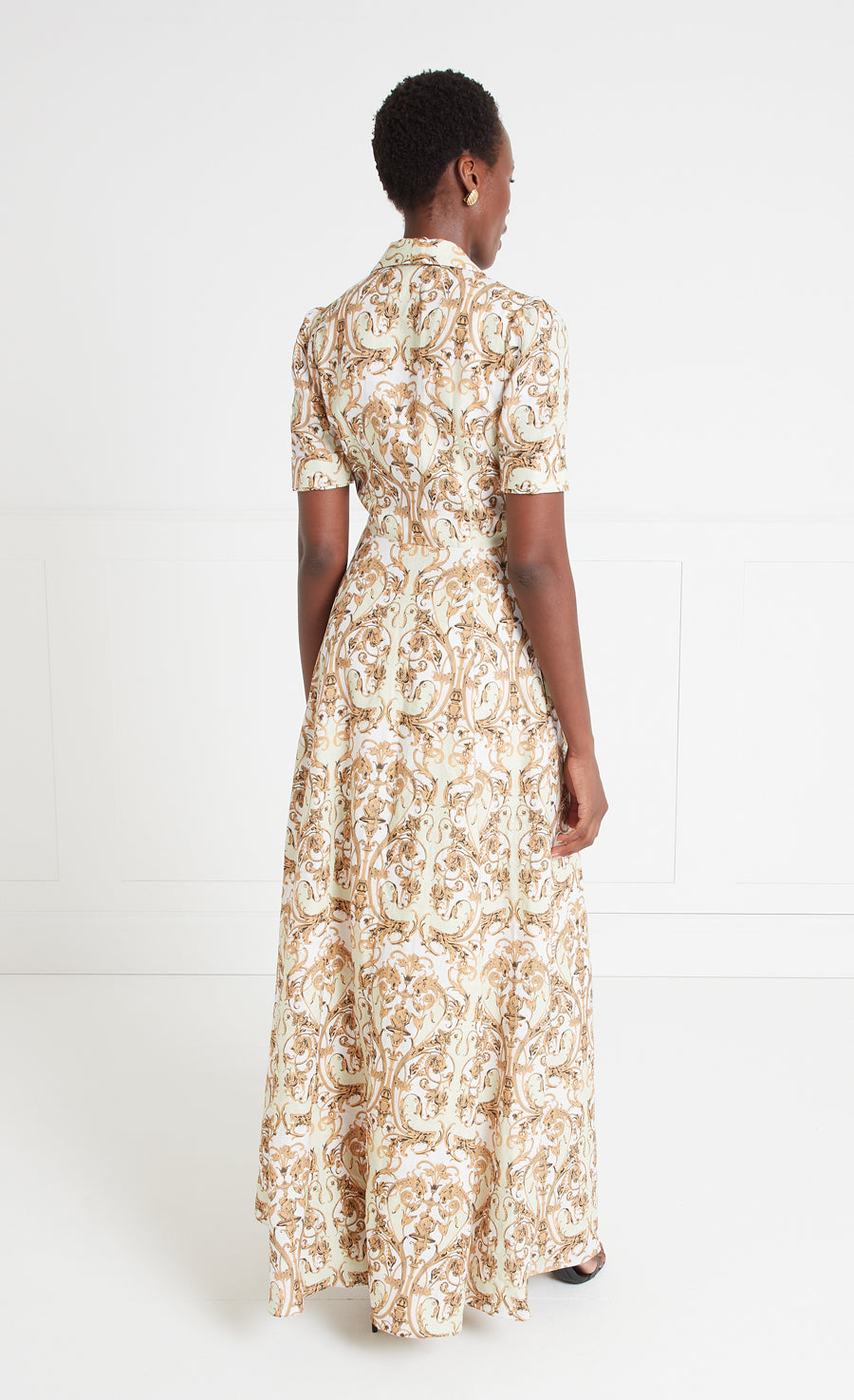 Claudia Dress - Amber Gold