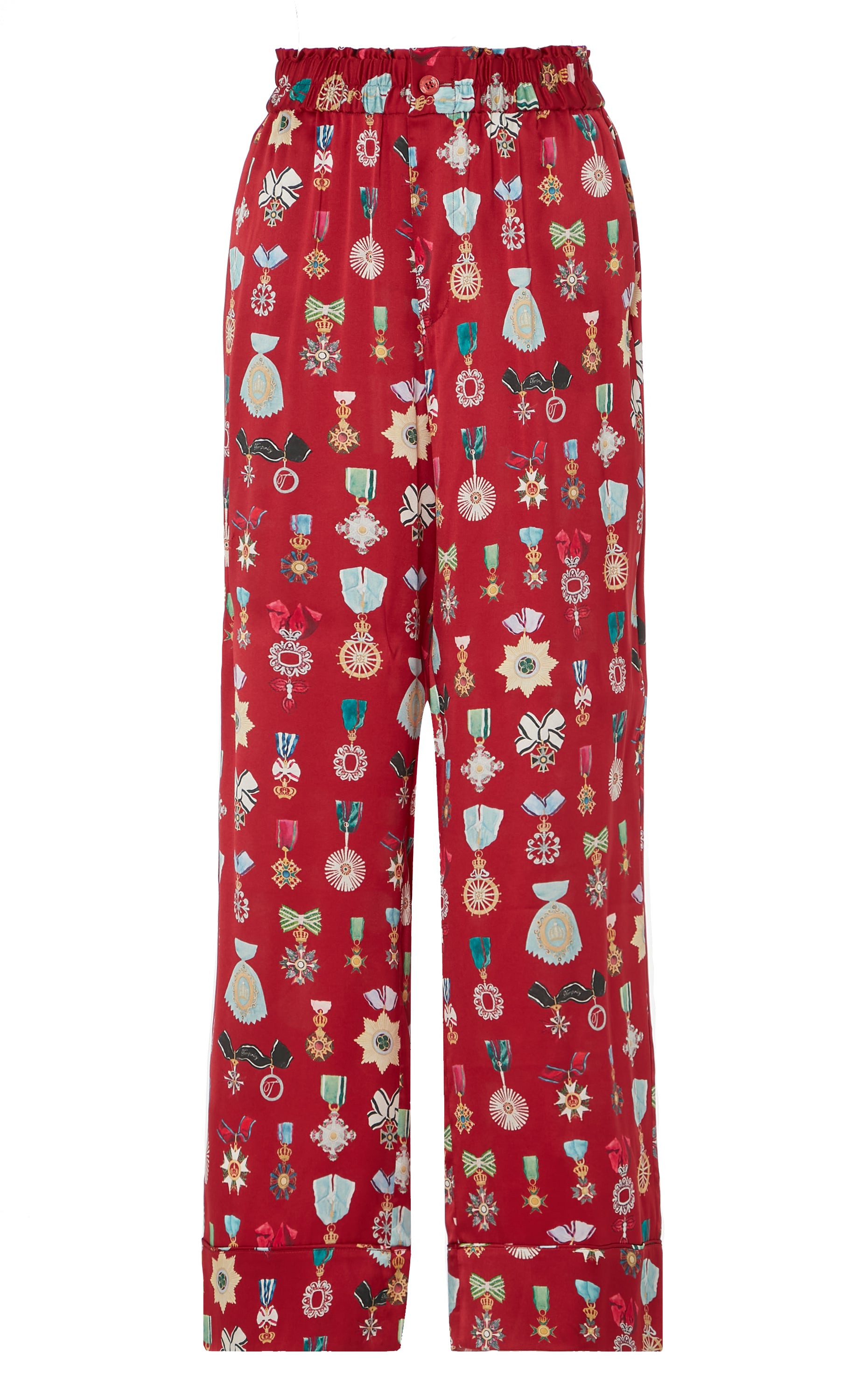 Gloriette Trousers - Crimson