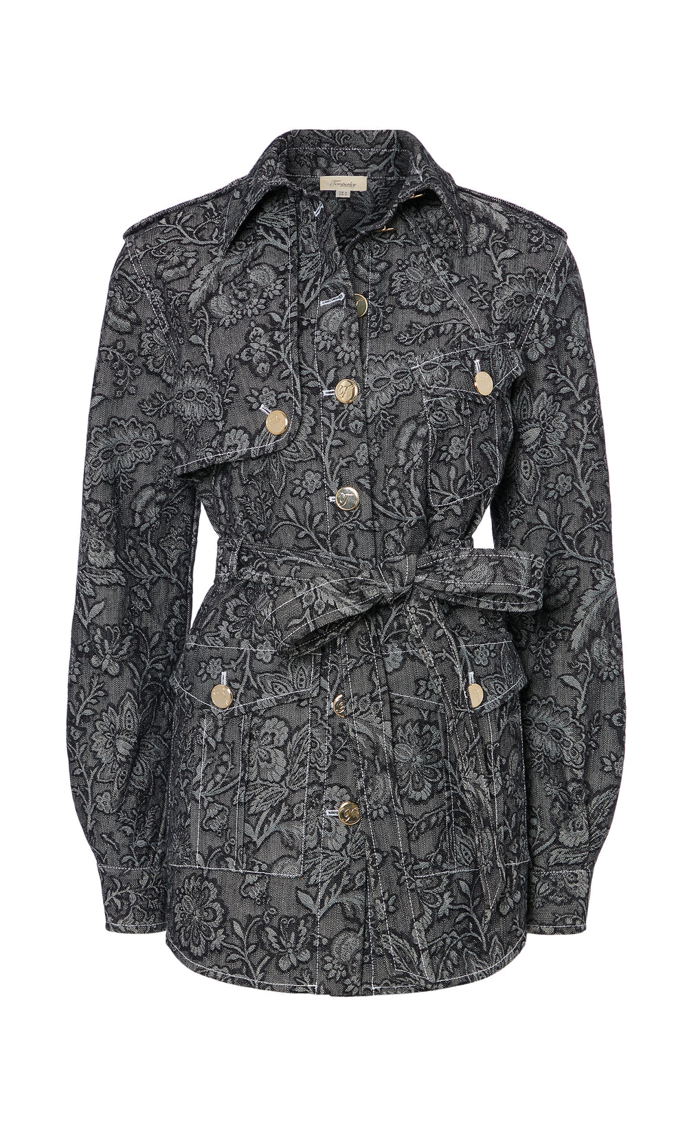 Francis Denim Shirt Jacket - Washed Black