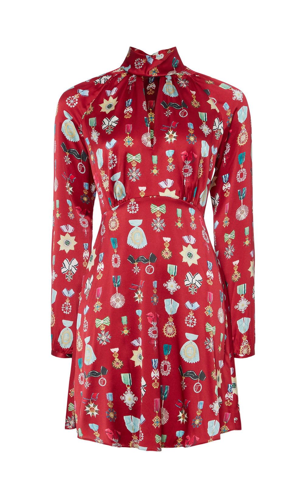 Gloriette Mini Dress - Crimson