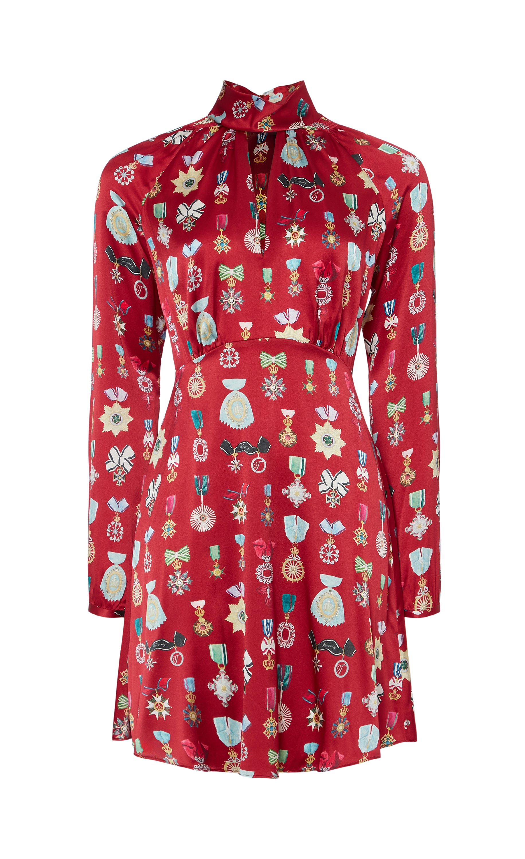 Gloriette Mini Dress - Crimson