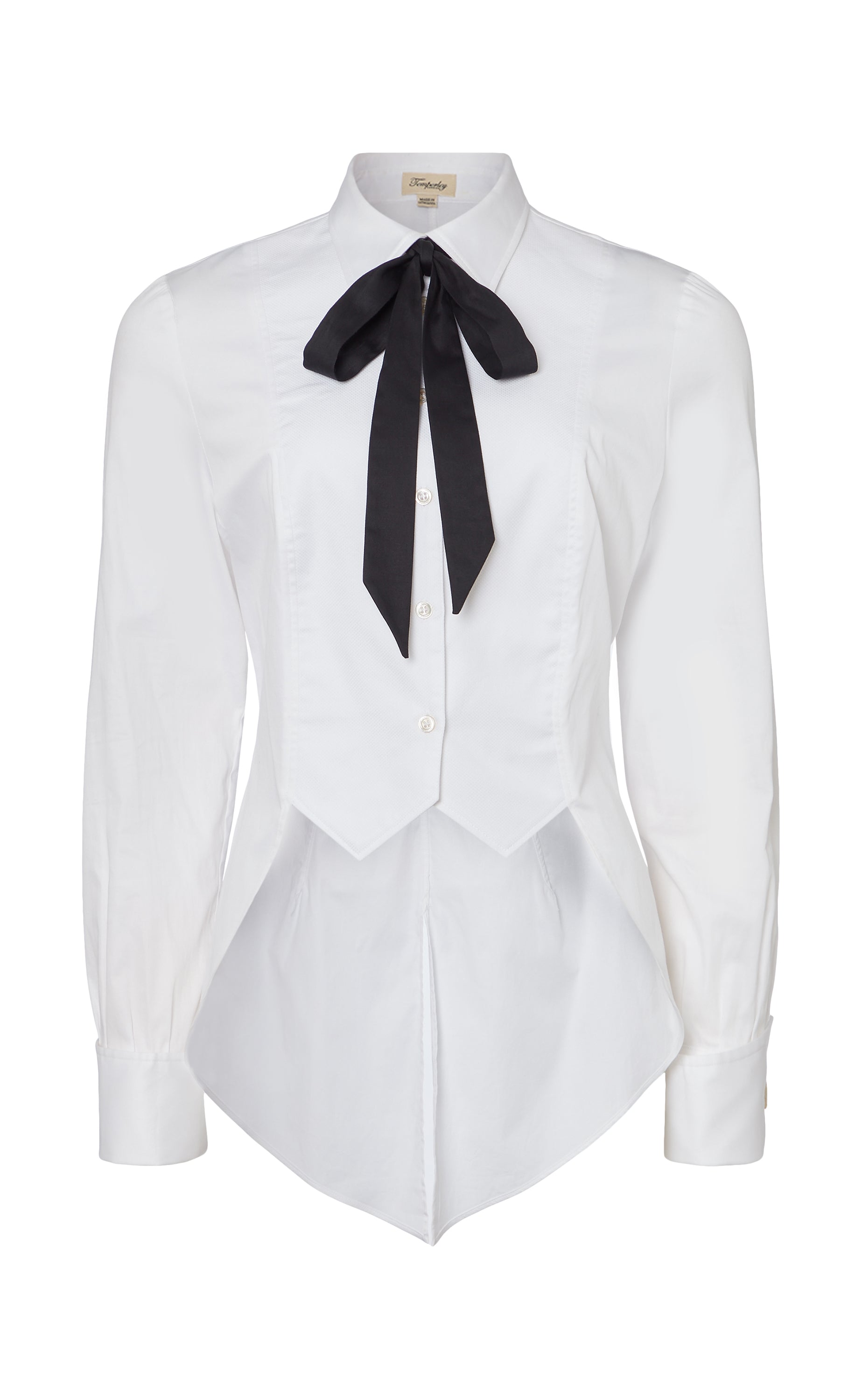 June Tail Shirt - White