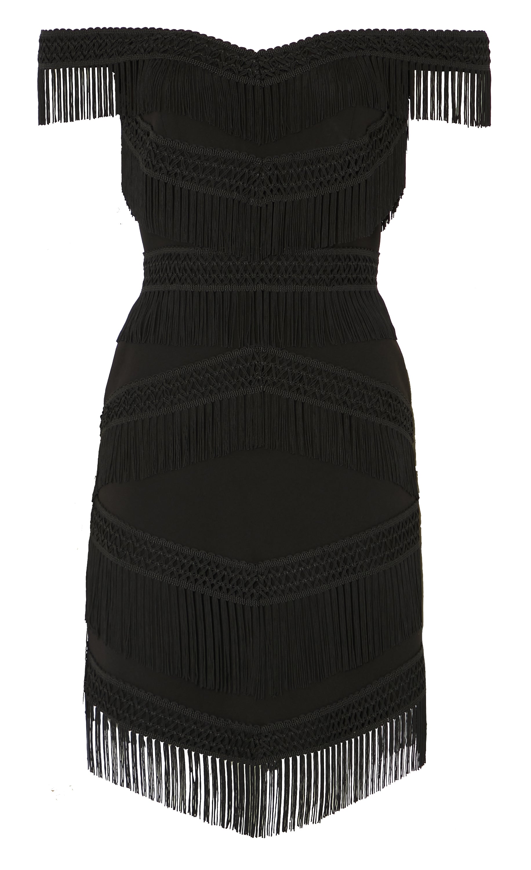 Fringe Dress - Black