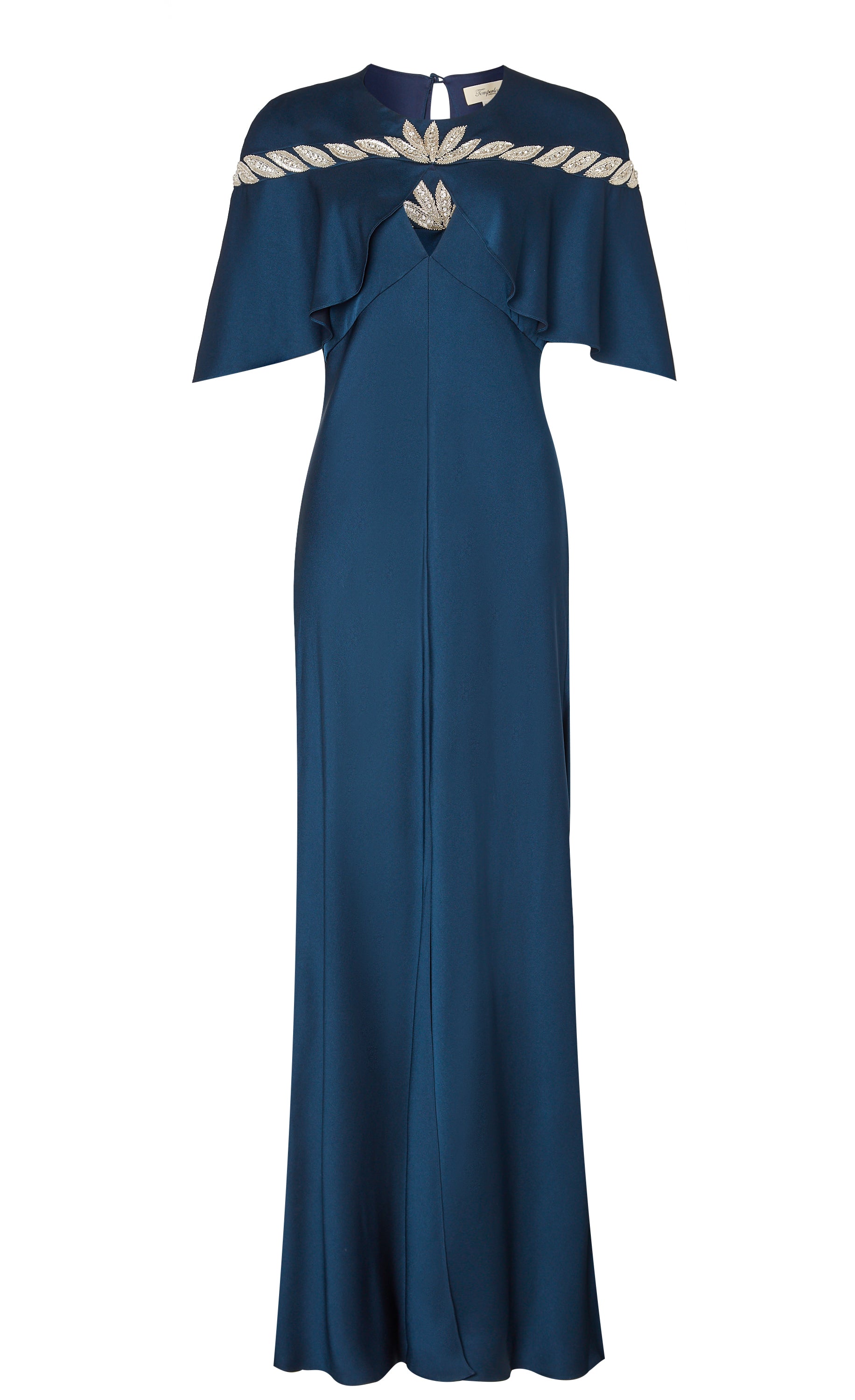 Vine Cape Gown - Midnight
