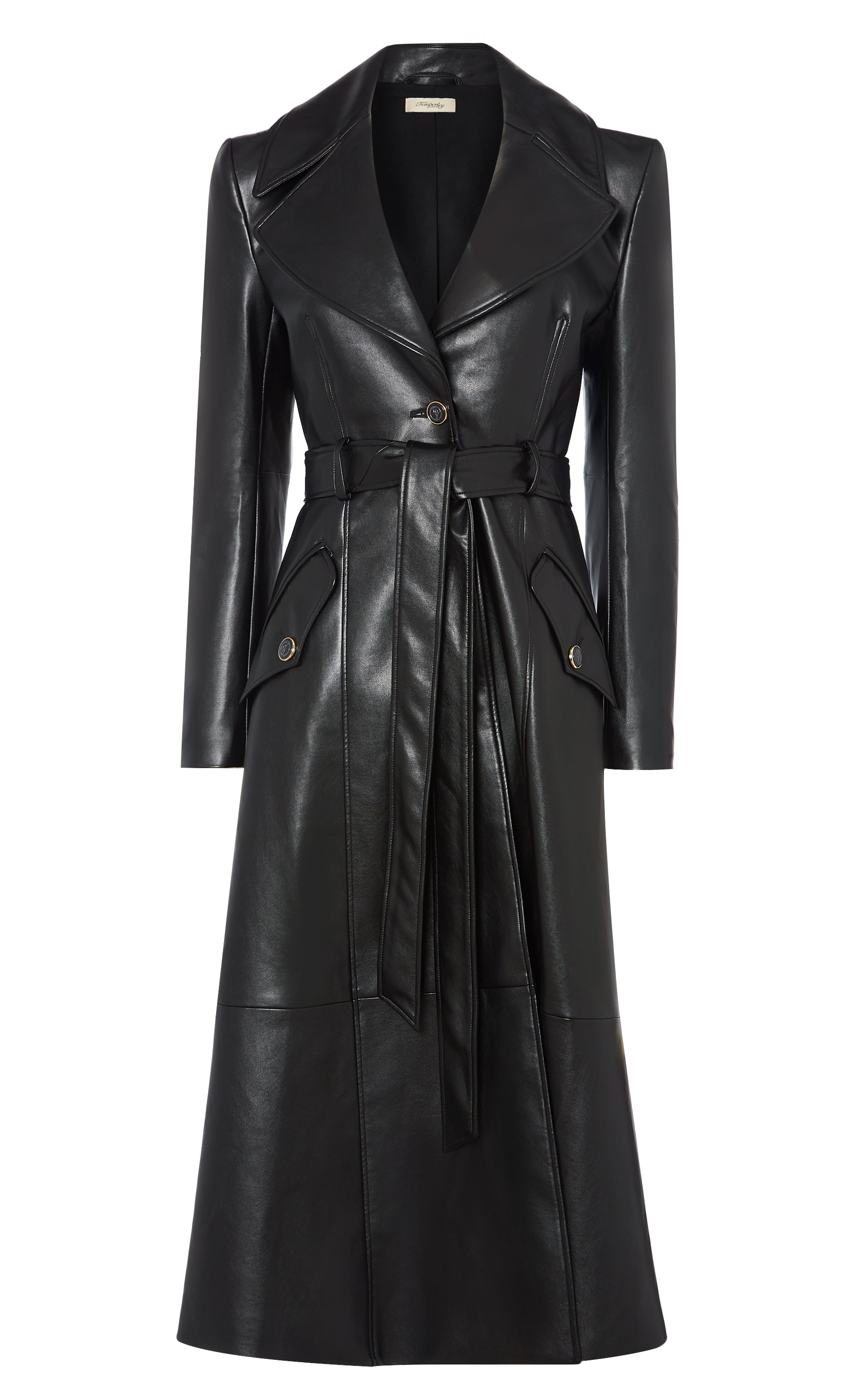 Reynaldo Trench Coat - Black | Coats & Jackets | Temperley London