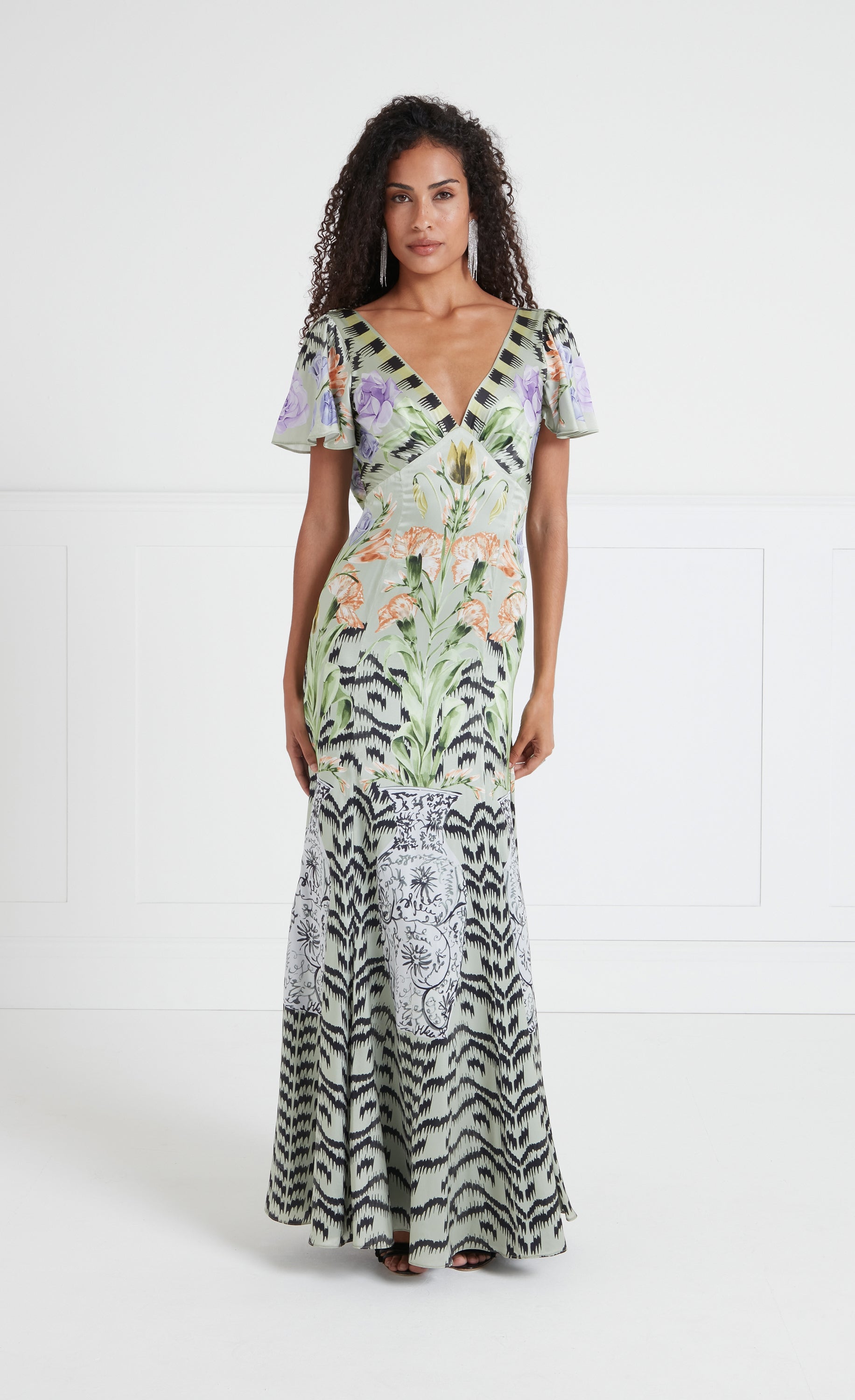 Cleo Gown - Silt Green | Dresses & Jumpsuits | Temperley London Temperley London (UK) Cleo Gown - Silt Green | Dresses & Jumpsuits | Temperley London Temperley London (UK)