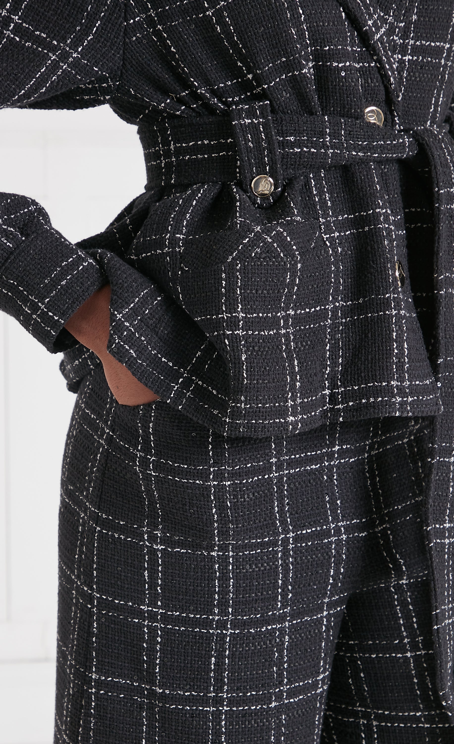 Colonel Trousers - Black Check