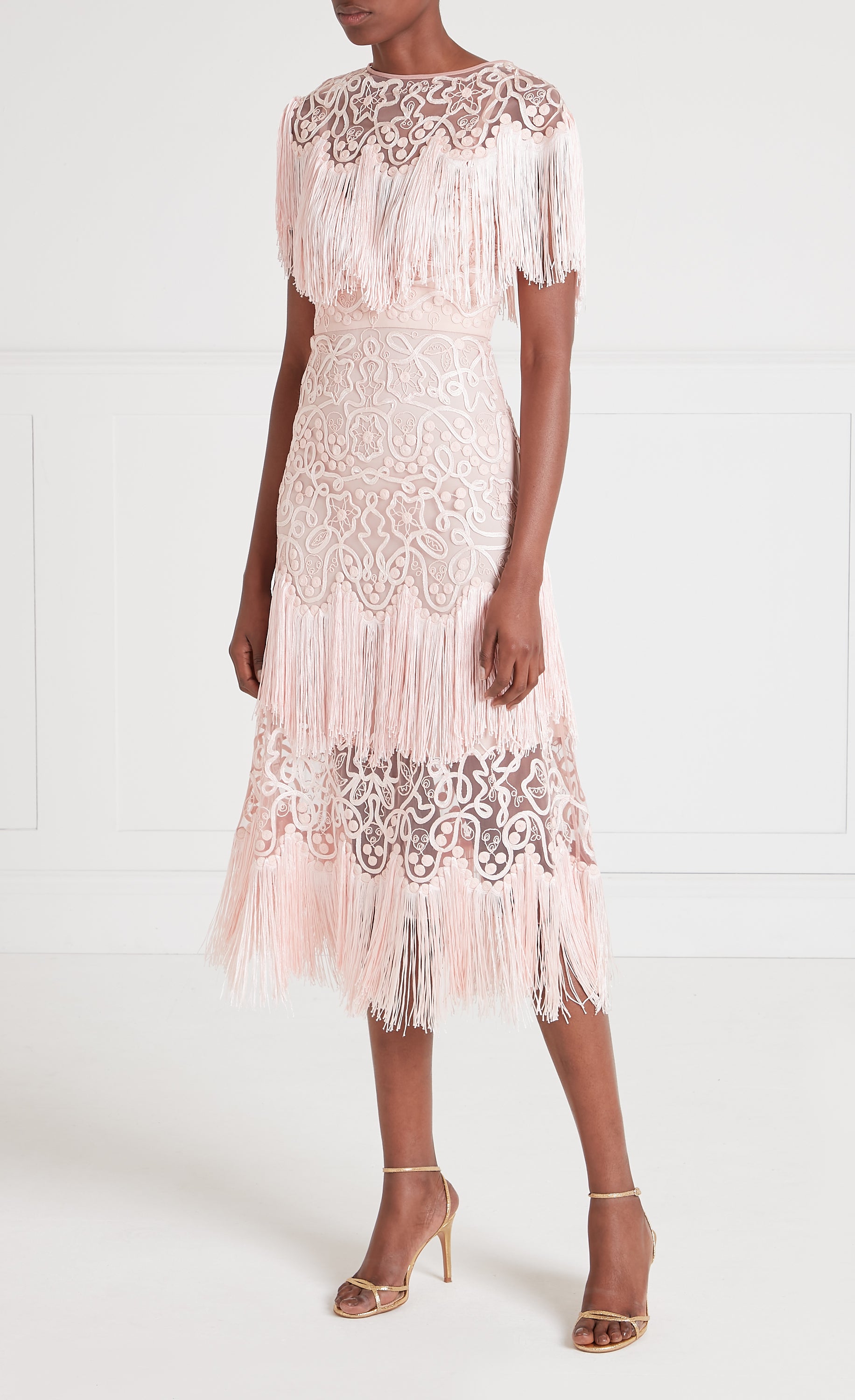 Cordelle Tassel Dress - Pink