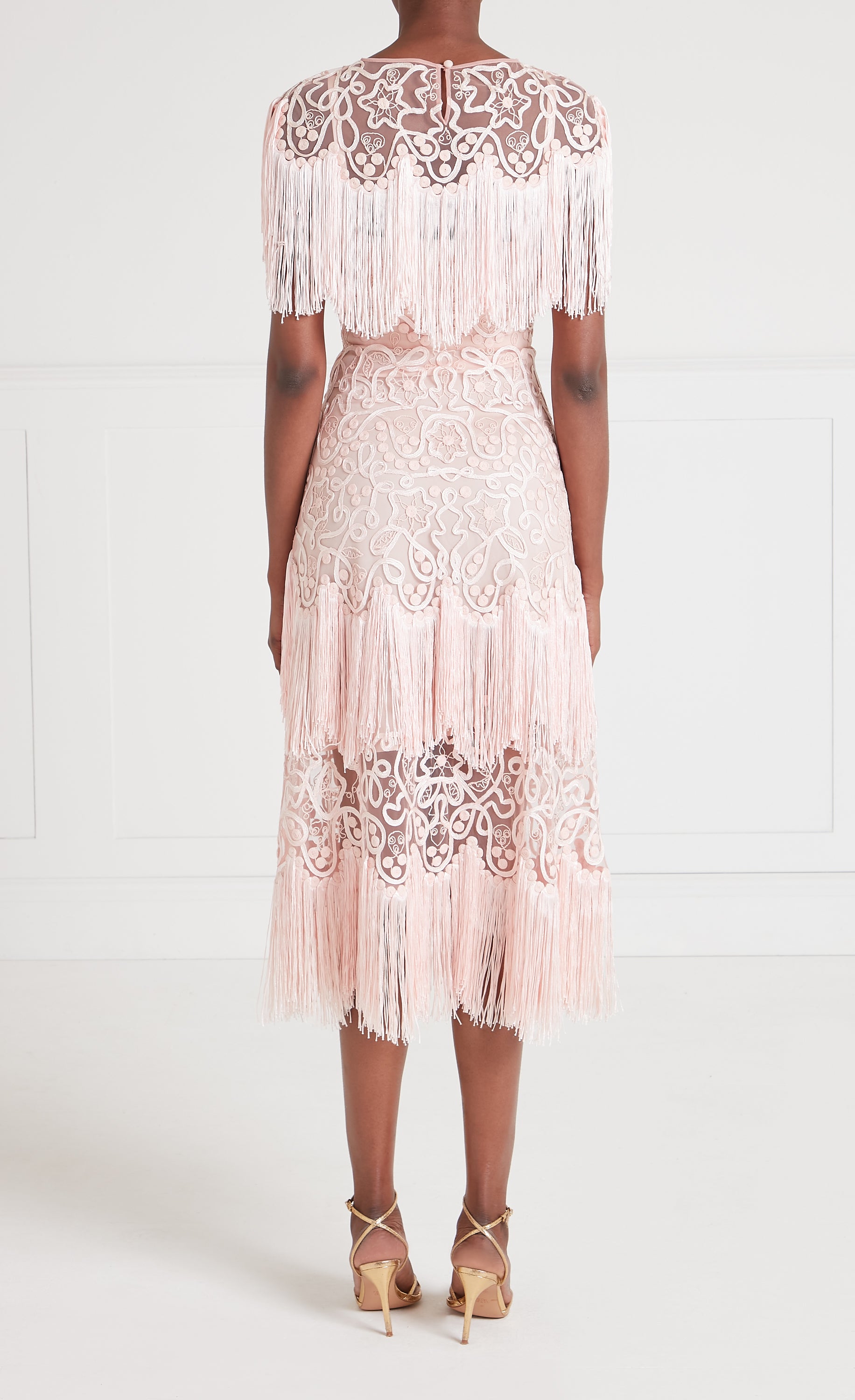 Cordelle Tassel Dress - Pink