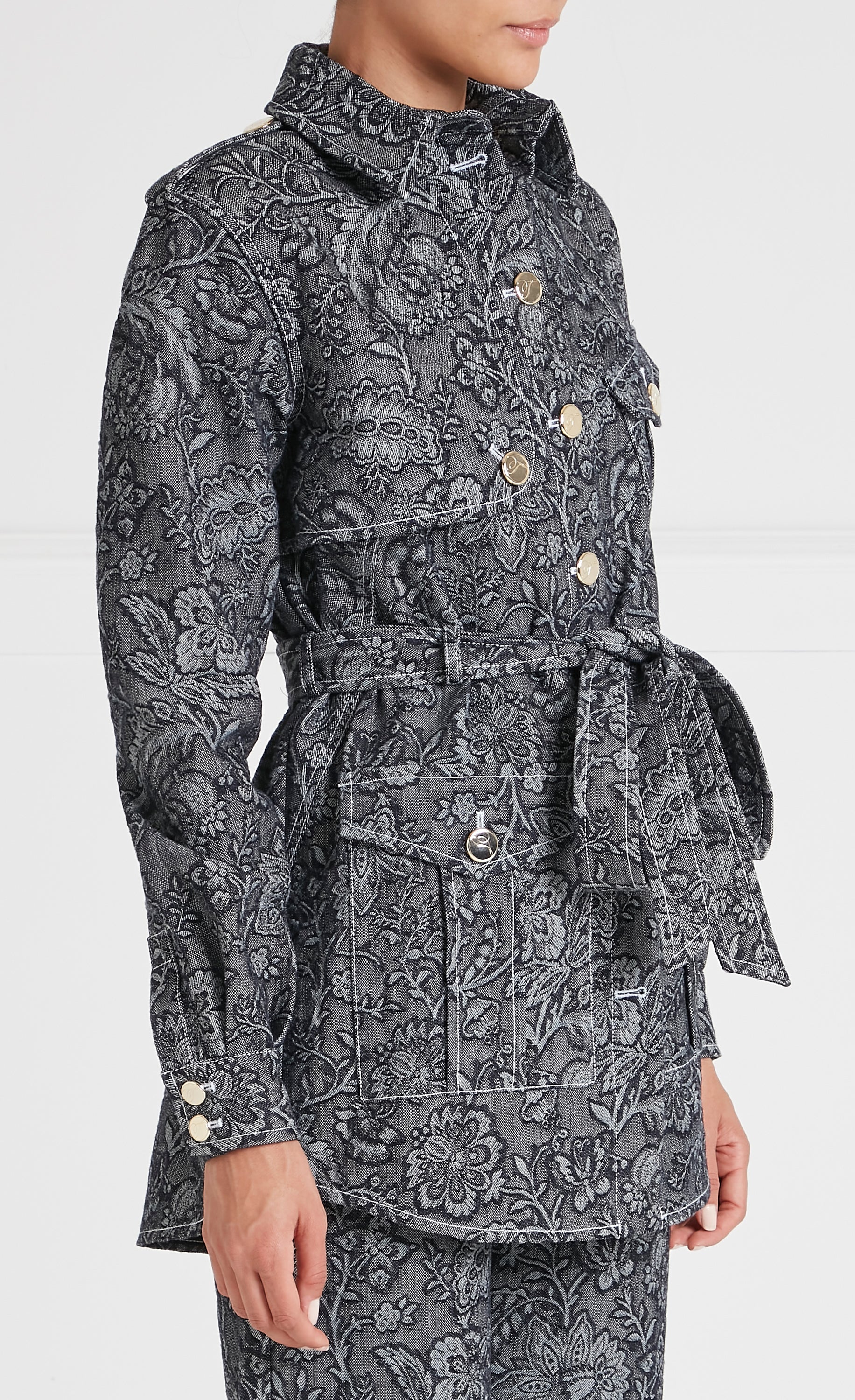 Francis Denim Shirt Jacket - Washed Black