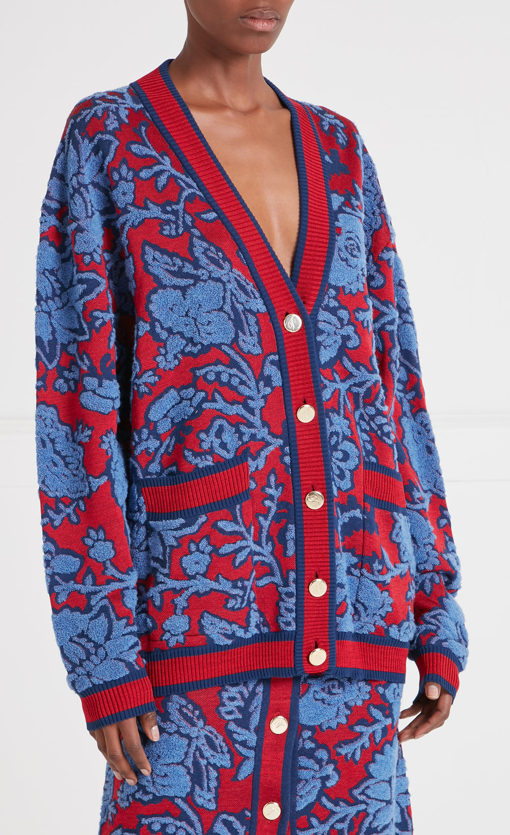 Francis Knit Cardigan - Harbour Blue