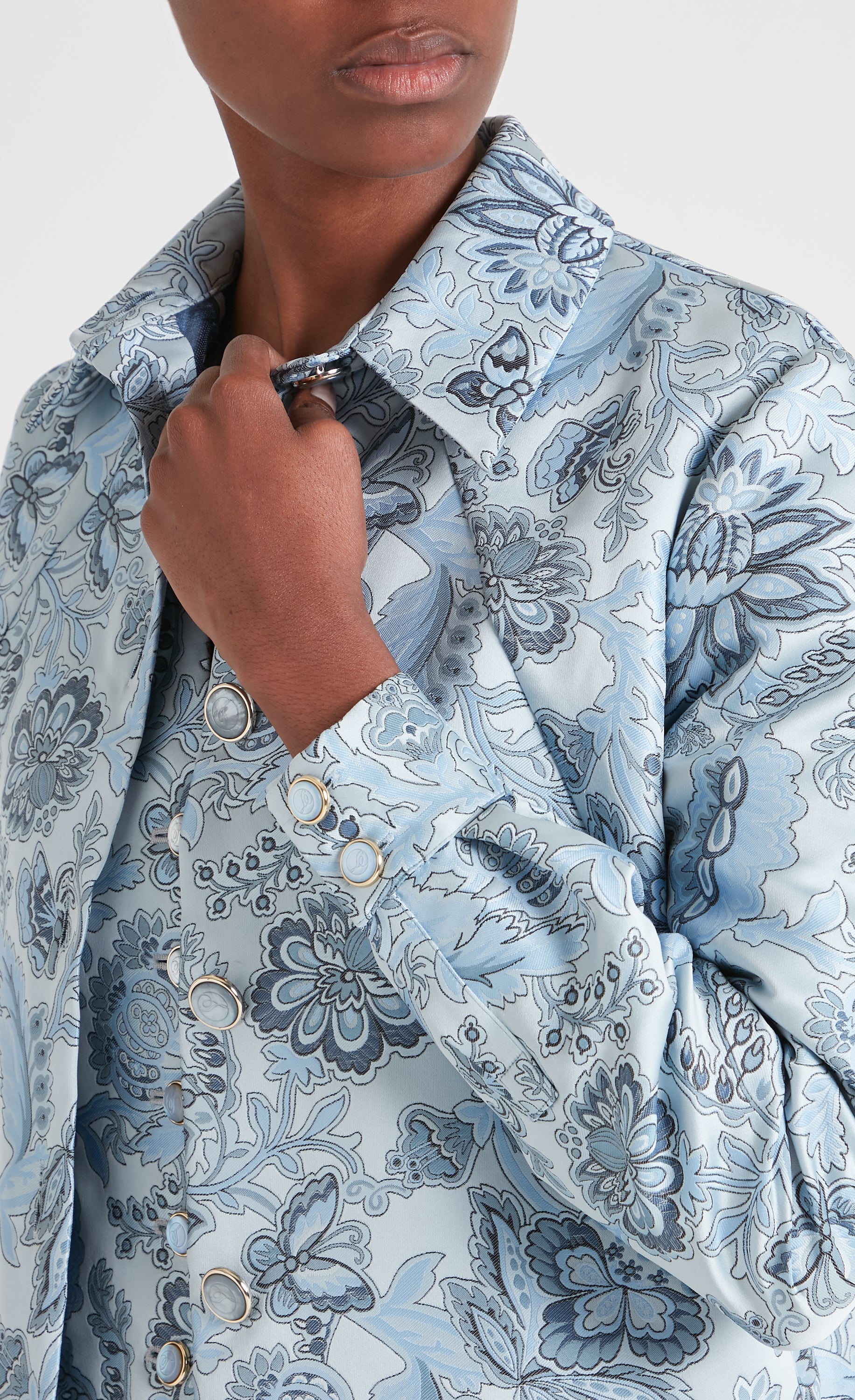 Francis Shirt Jacket - Light Blue