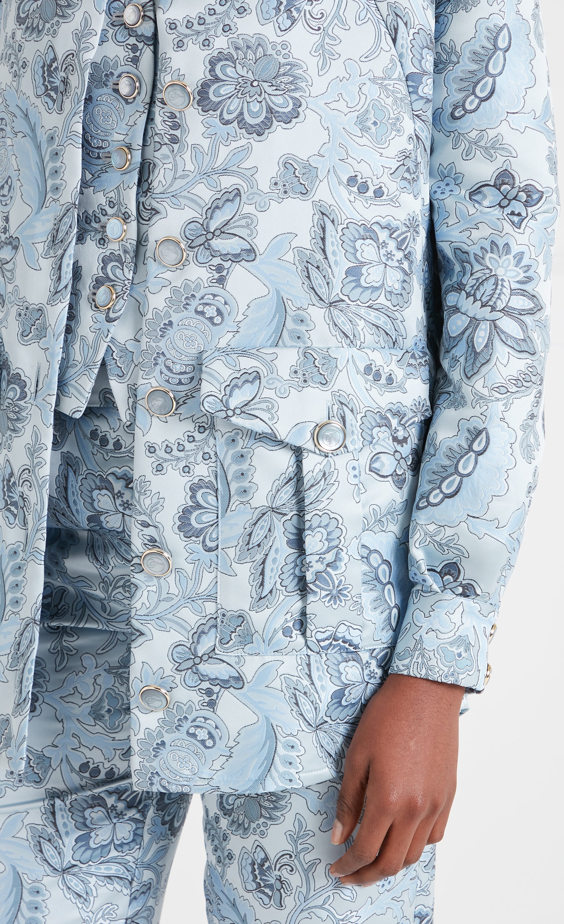 Francis Shirt Jacket - Light Blue