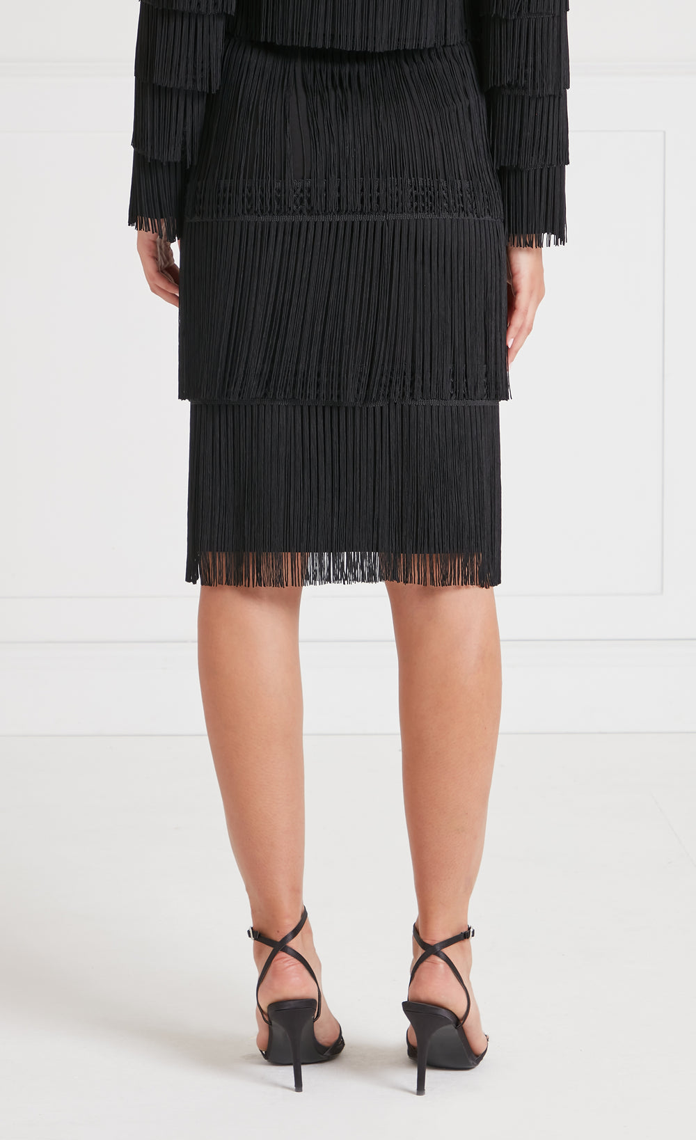 Fringe Skirt - Black