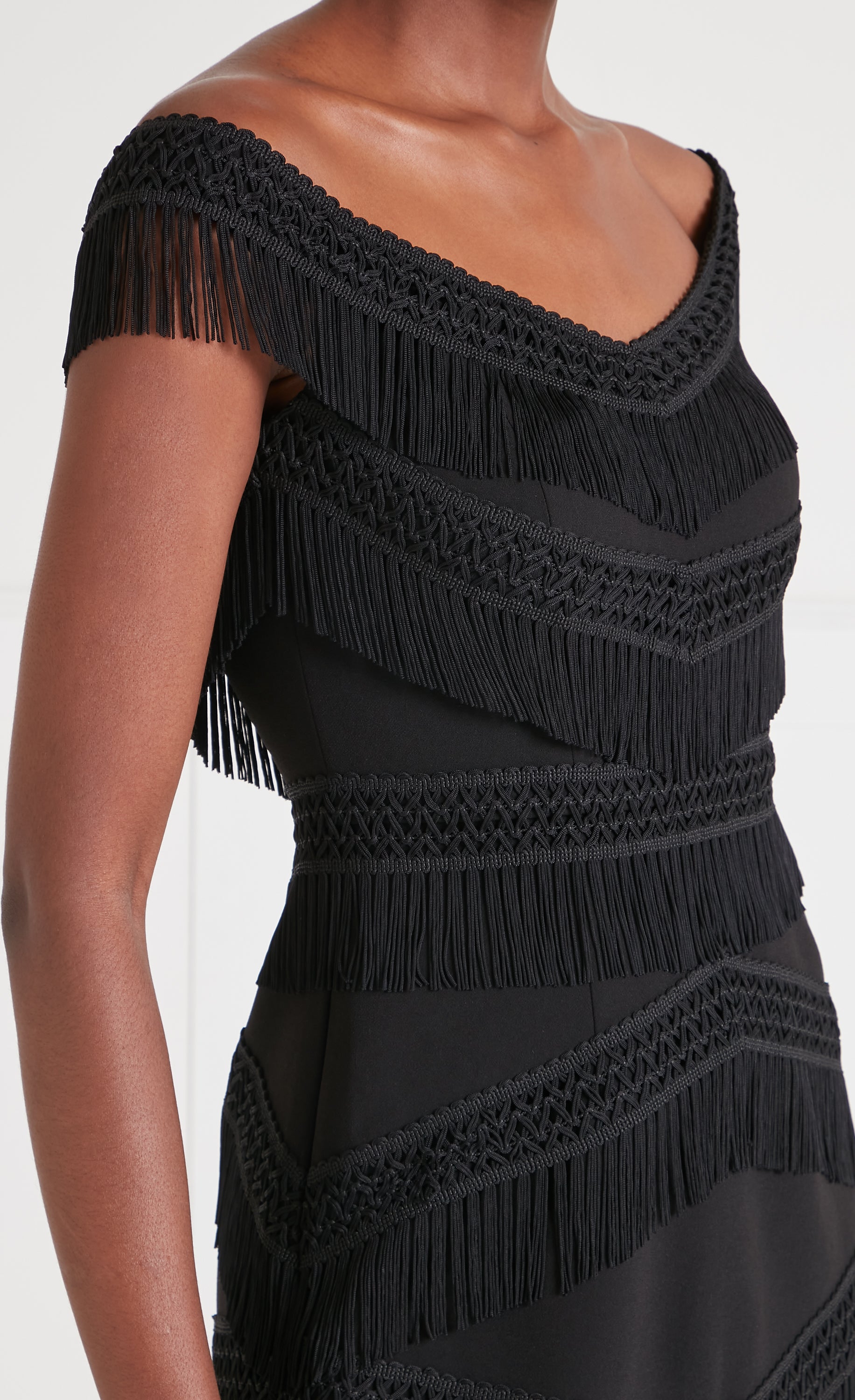Fringe Dress - Black