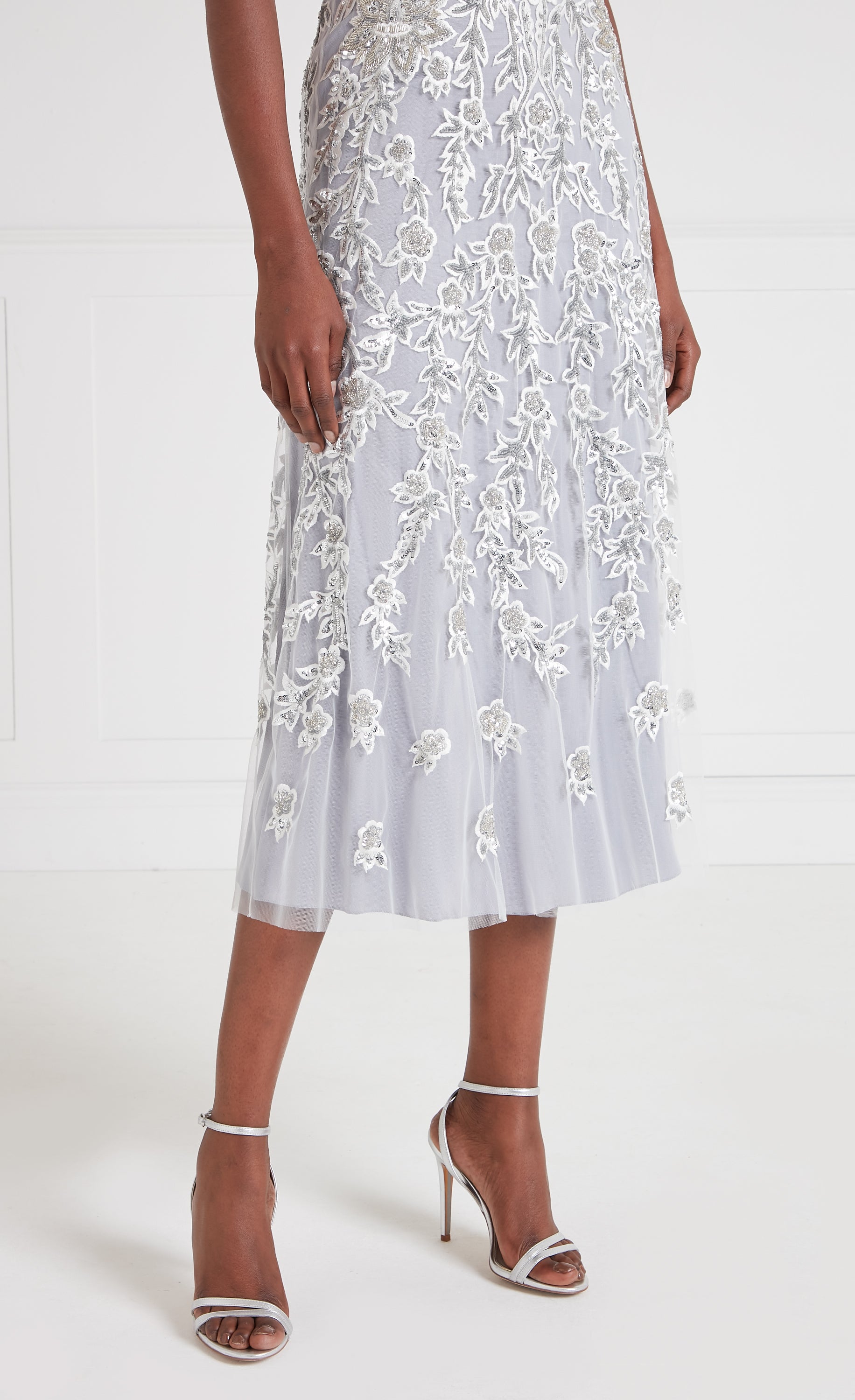 Genevieve Dress - Silver